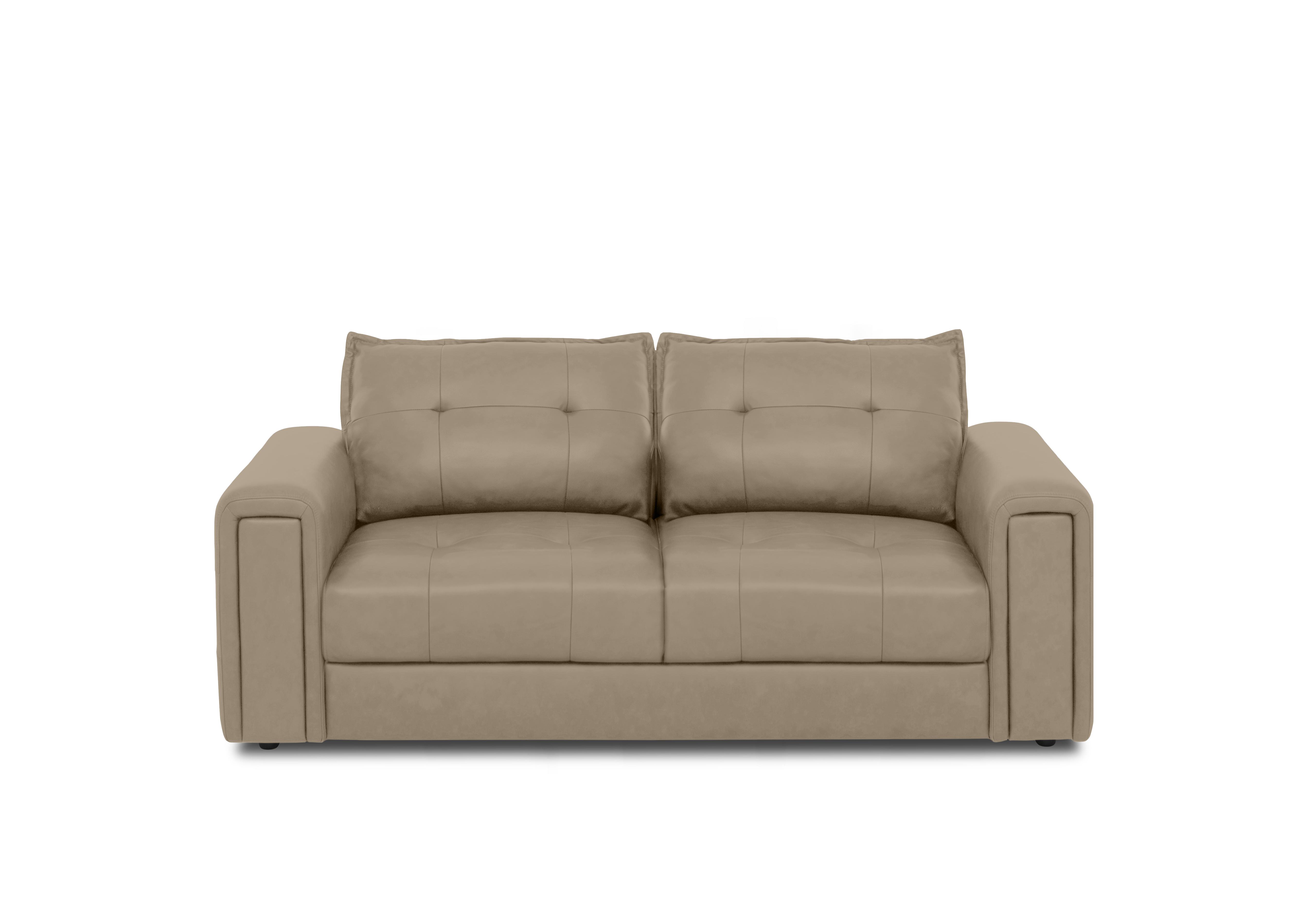 Goliath 2 Seater Leather Sofa in Montana Cat-60/06 Barley on Furniture Village