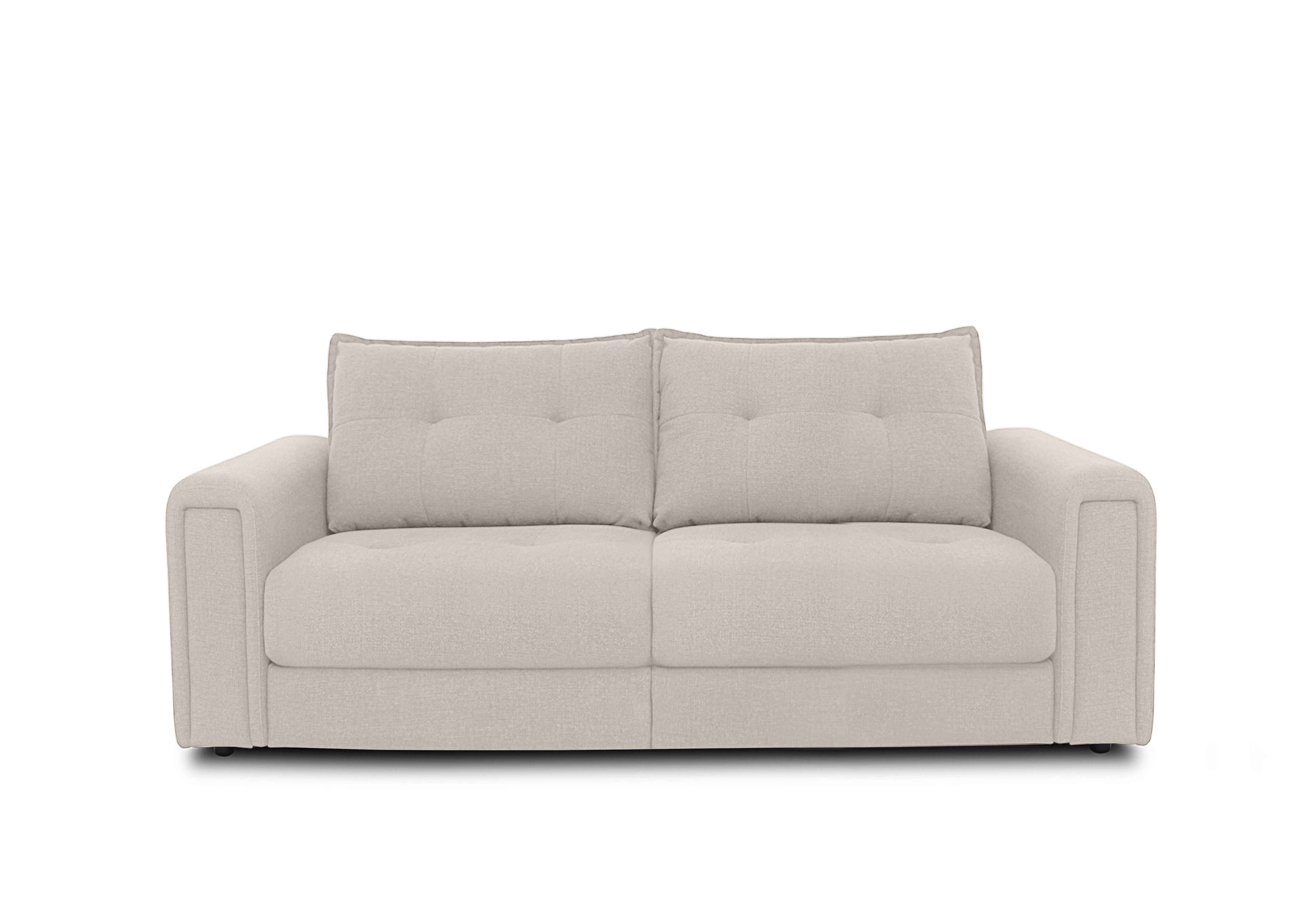Goliath 3 Seater Fabric Sofa in Oxford 94001 Ivory on Furniture Village