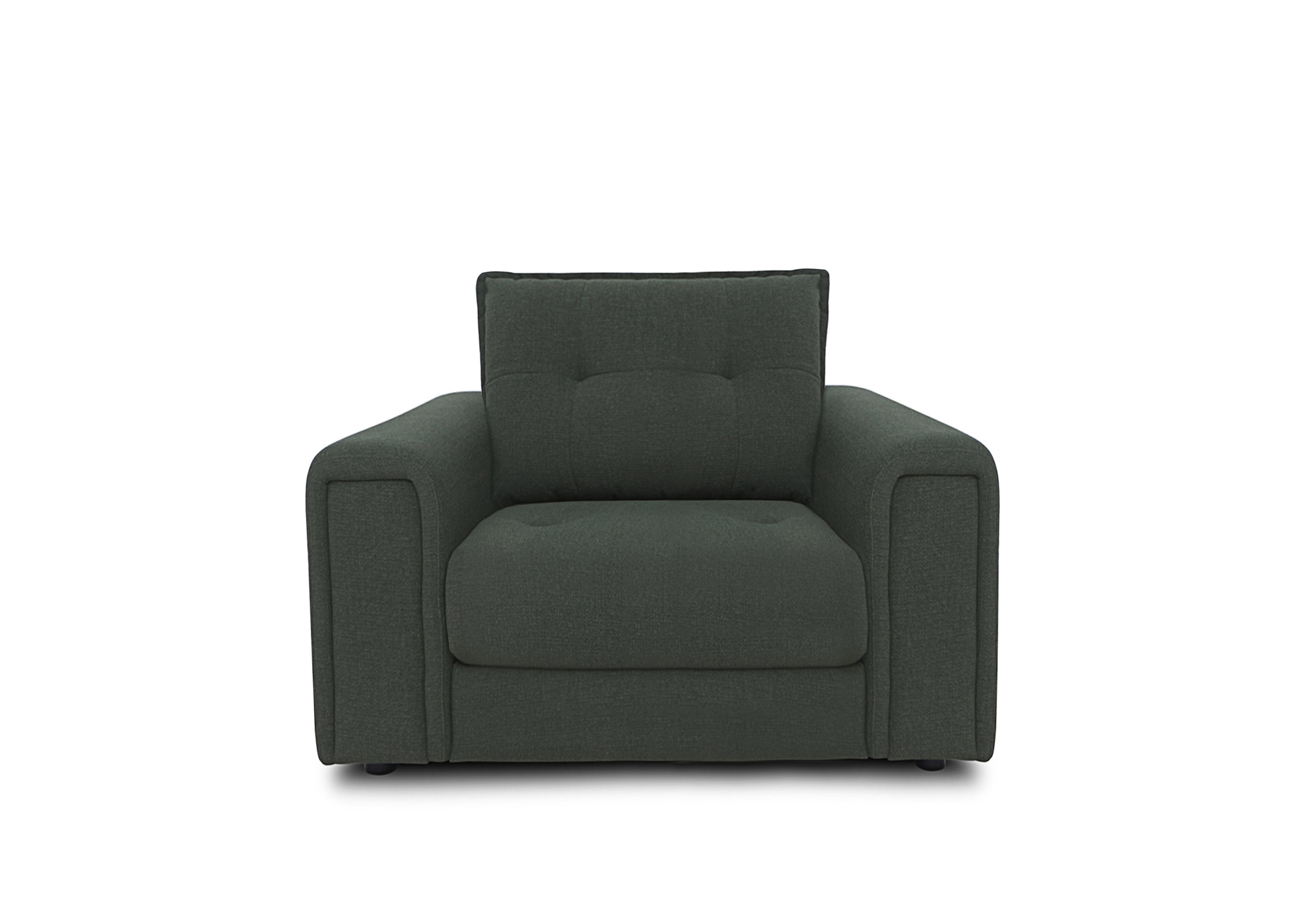 Goliath Fabric Chair in Oxford 94019 Moss Green on Furniture Village