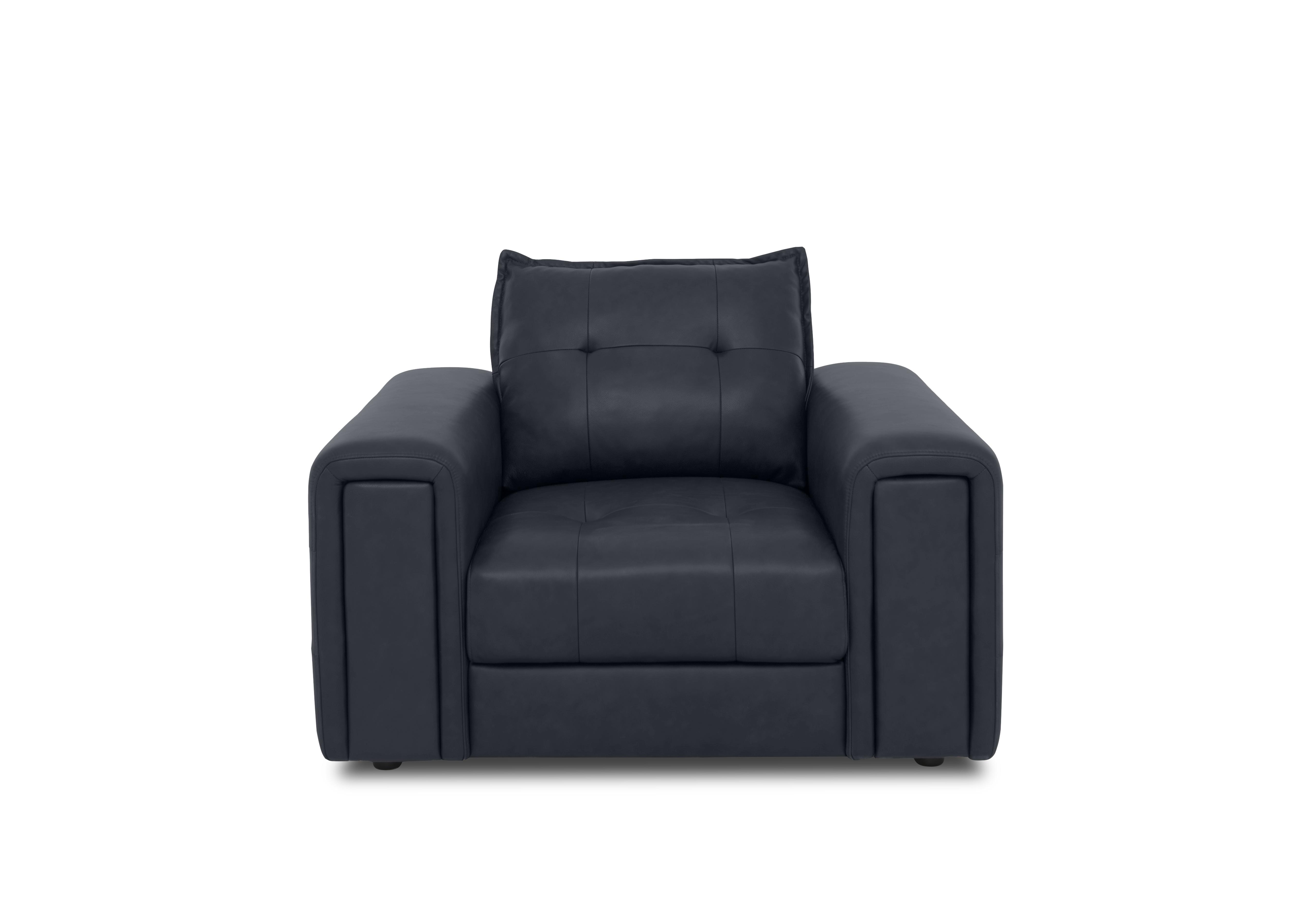 Goliath Leather Chair in Montana Cat-60/24 Navy on Furniture Village