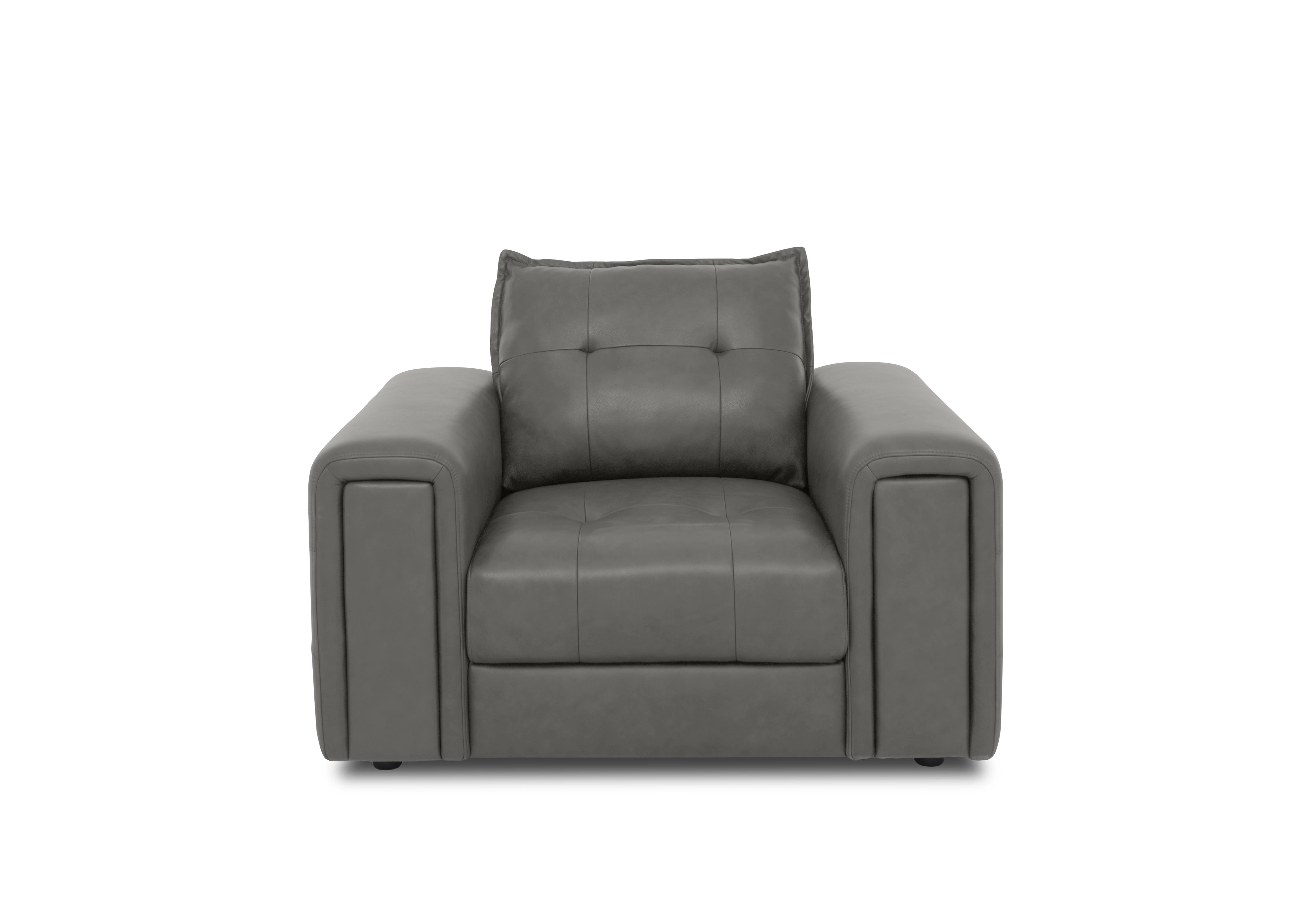 Boutique Goliath Leather Chair in Oslo Cat-40/15 Elephant on Furniture Village