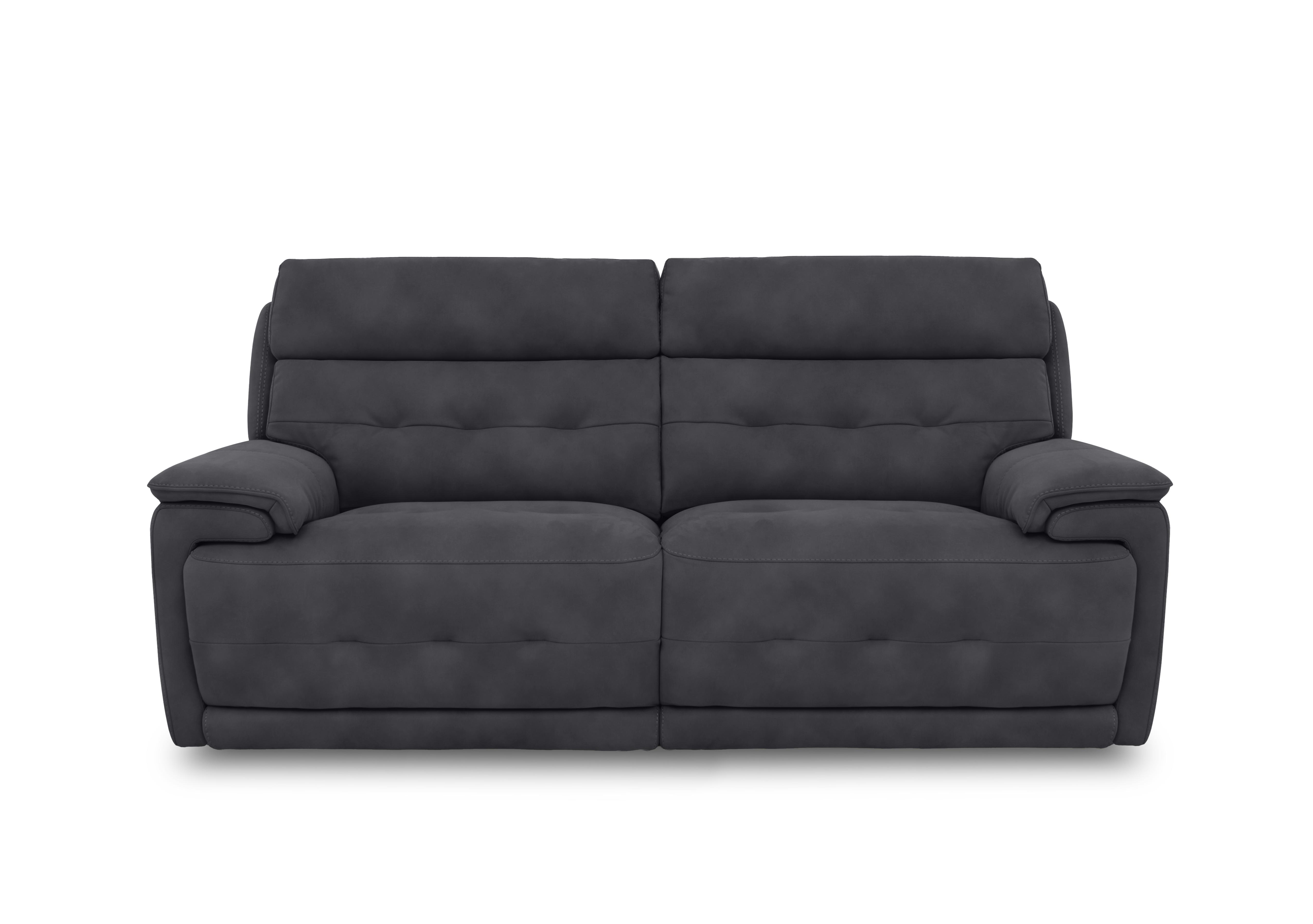 Brescia Fabric 3 Seater Sofa in Bfa-Bey-R23 Charcoal on Furniture Village