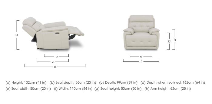 Brescia Leather Chair in  on Furniture Village