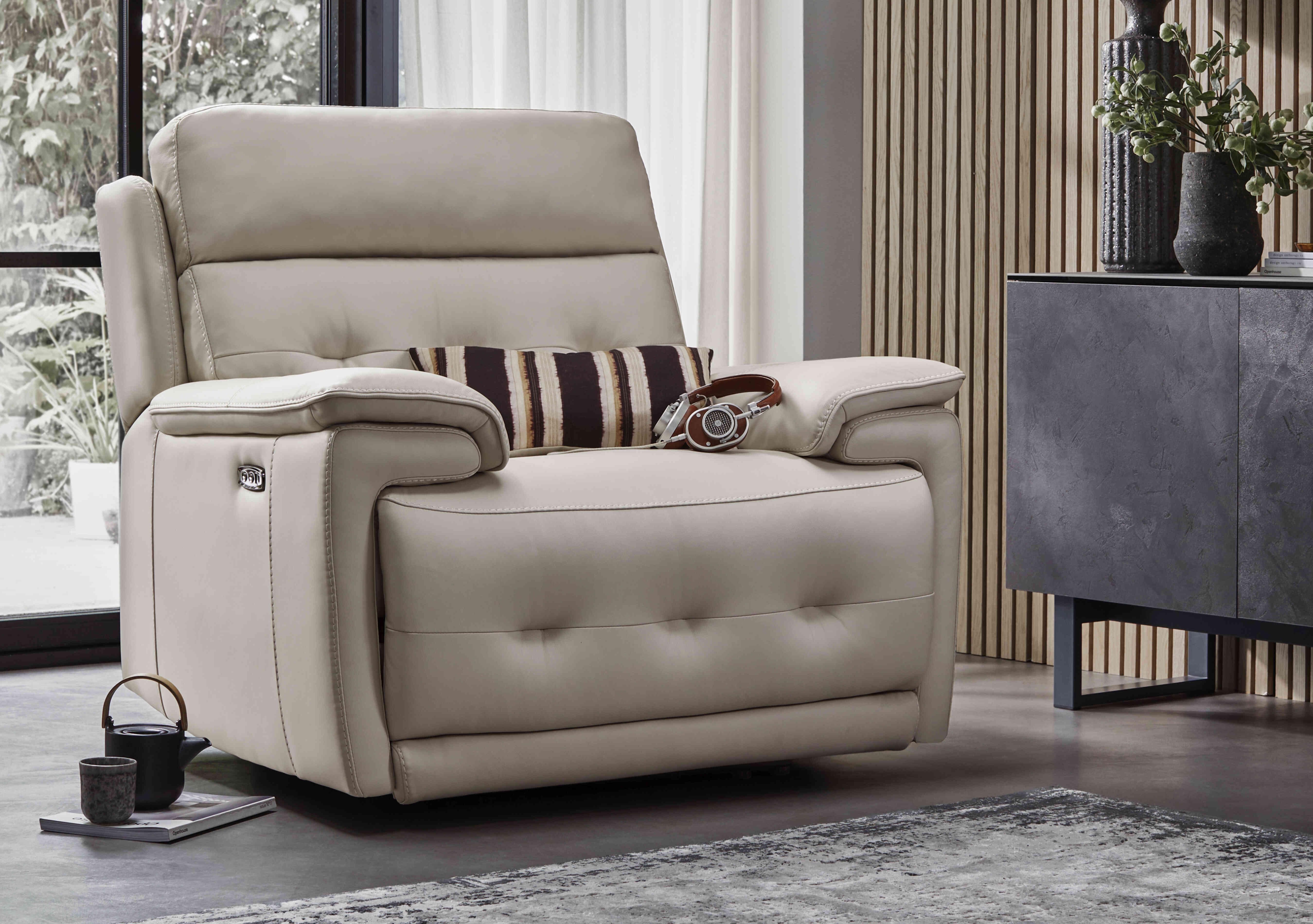 Brescia Leather Chair in  on Furniture Village