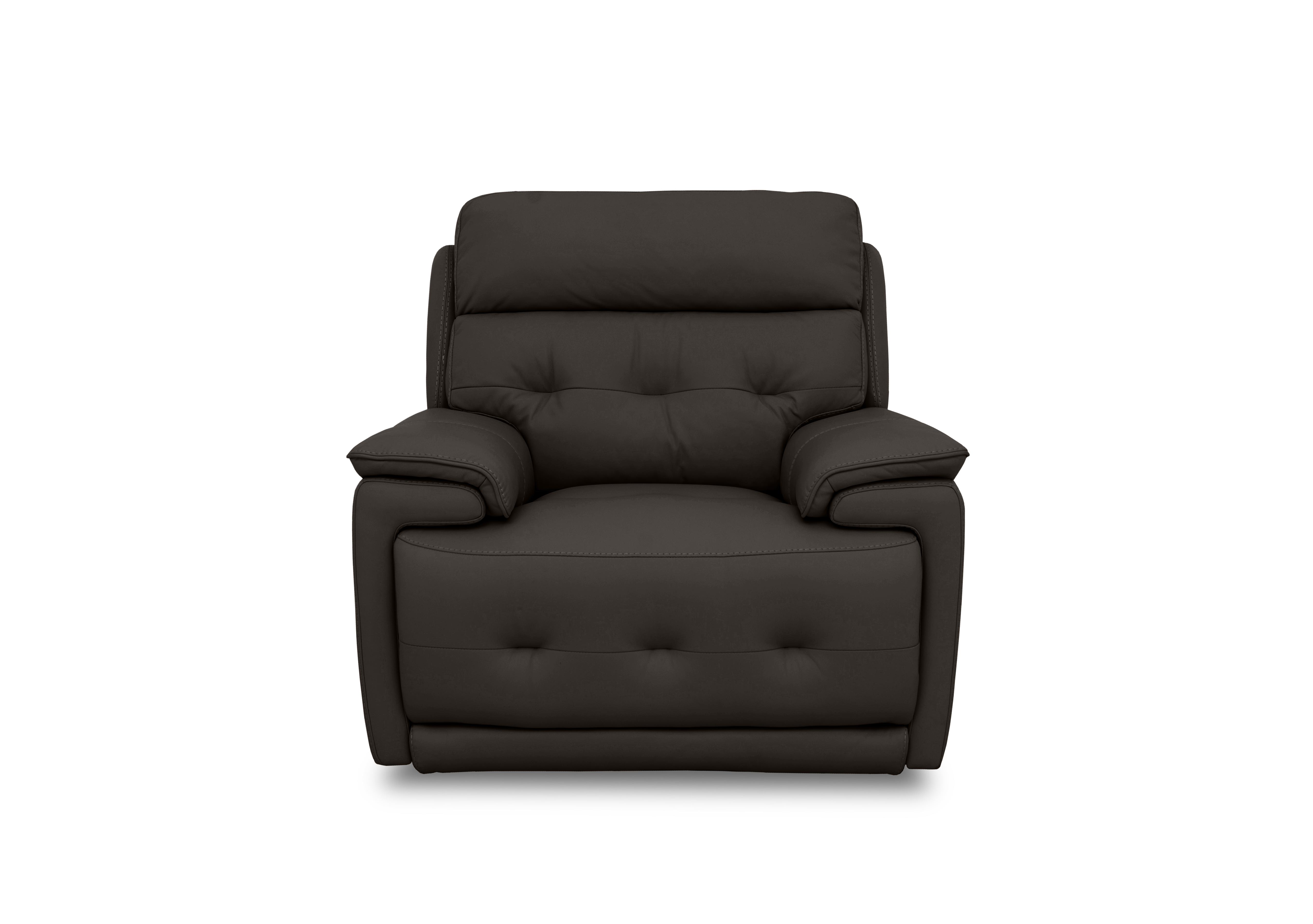 Brescia Leather Chair in Bv-1748 Dark Chocolate on Furniture Village