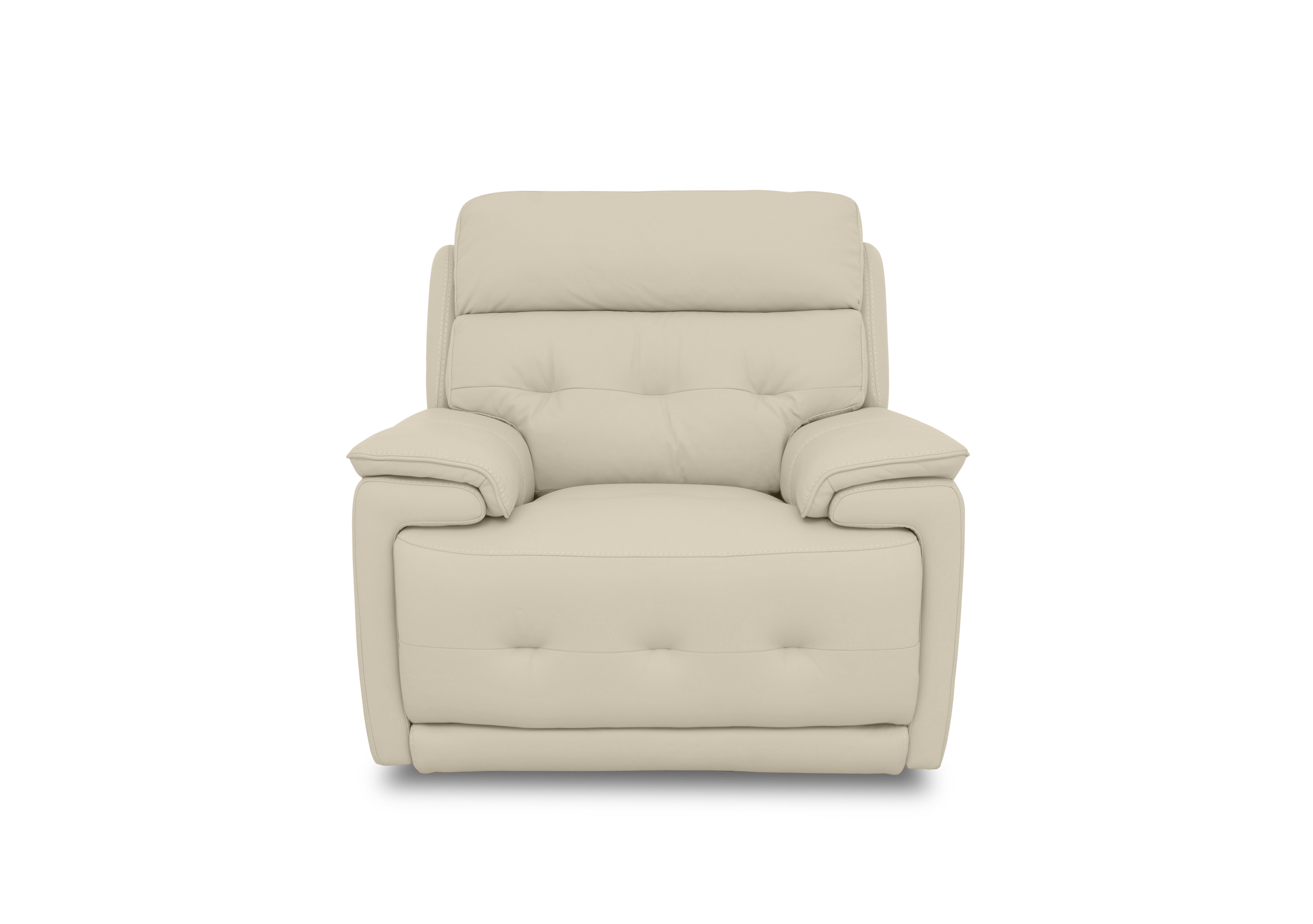 Brescia Leather Chair in Bv-862c Bisque on Furniture Village