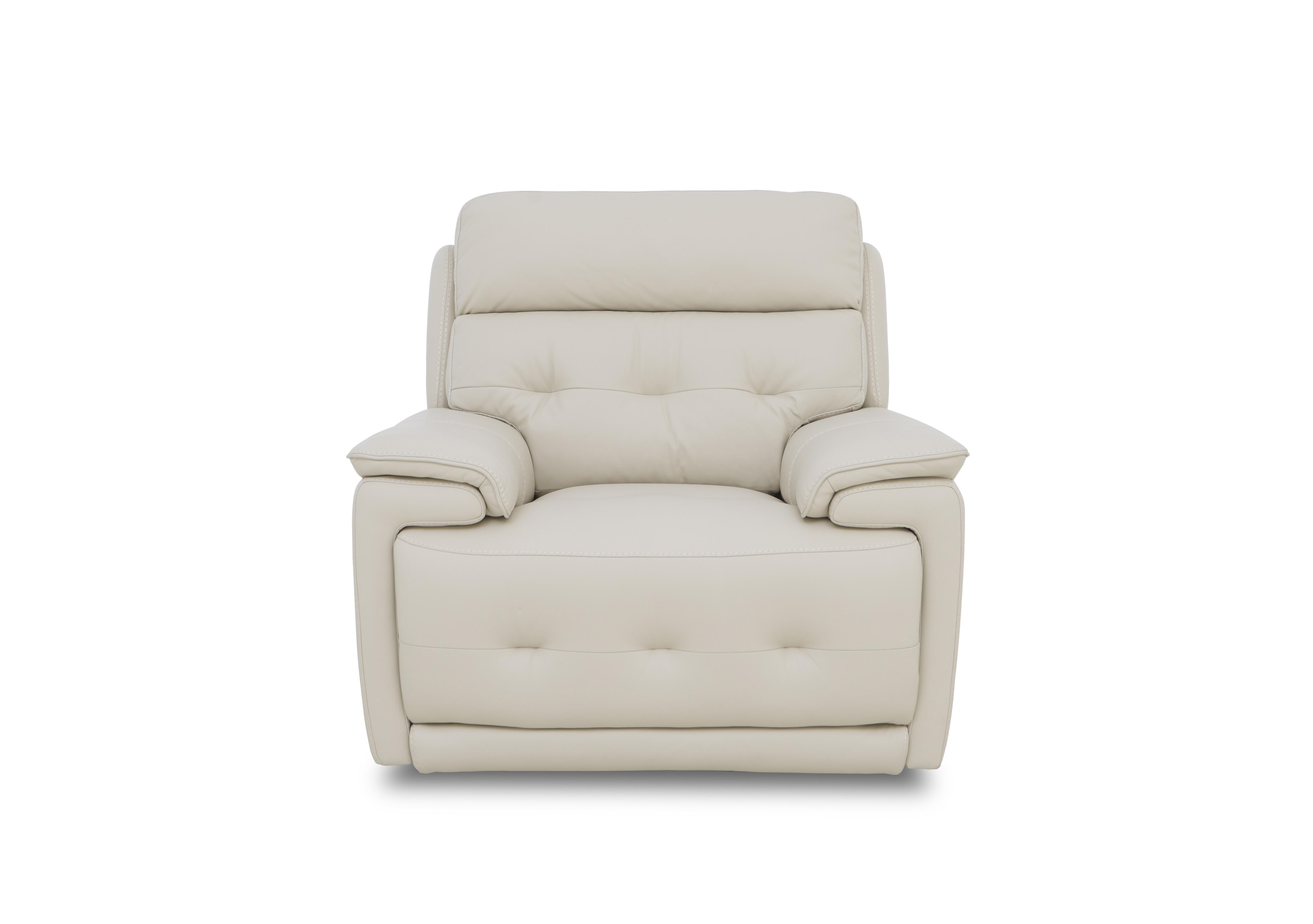 Brescia Leather Chair in Nw-521e Frost on Furniture Village