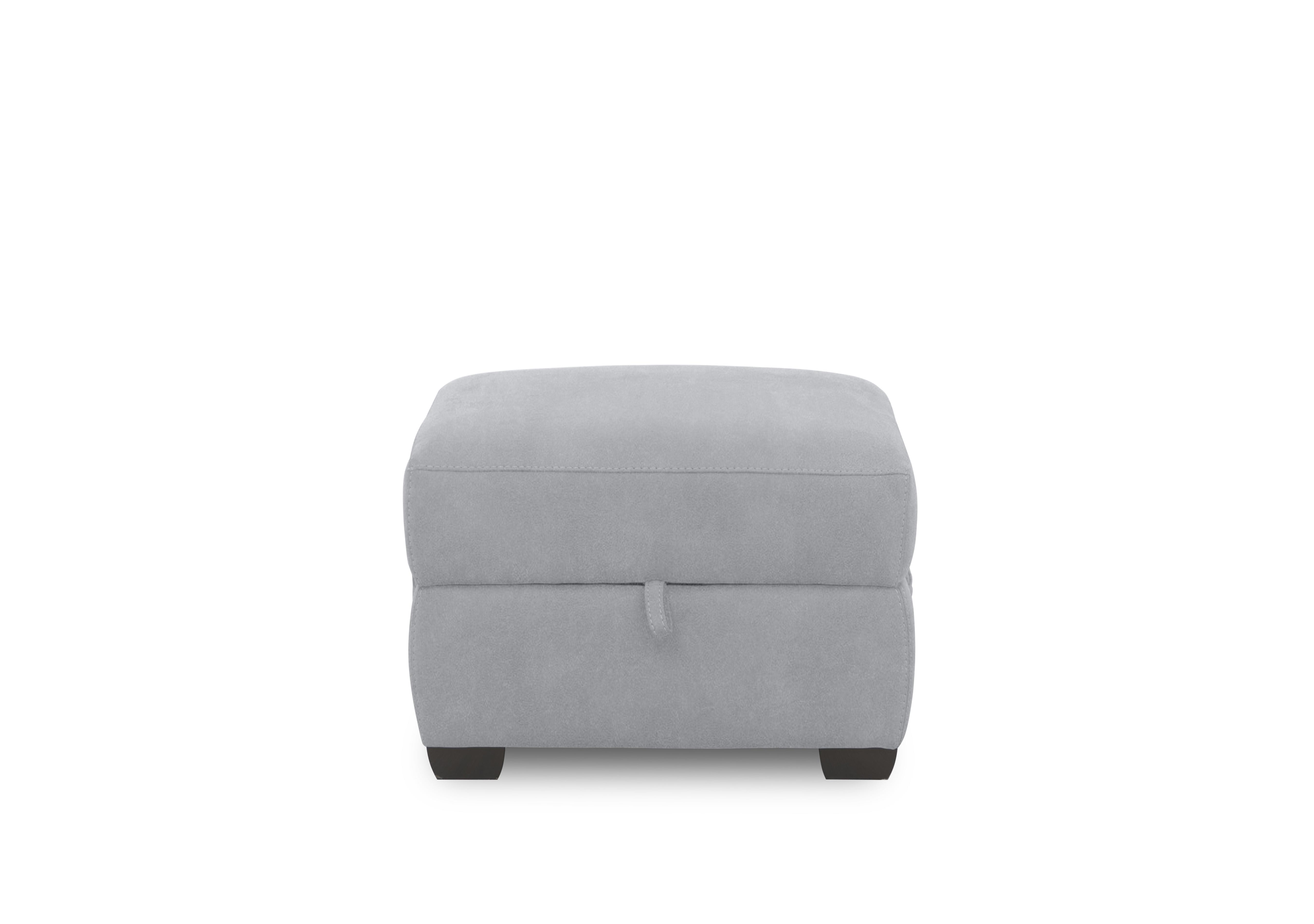 Brescia Fabric Storage Footstool in Bfa-Ori-R07 Bluish Grey on Furniture Village