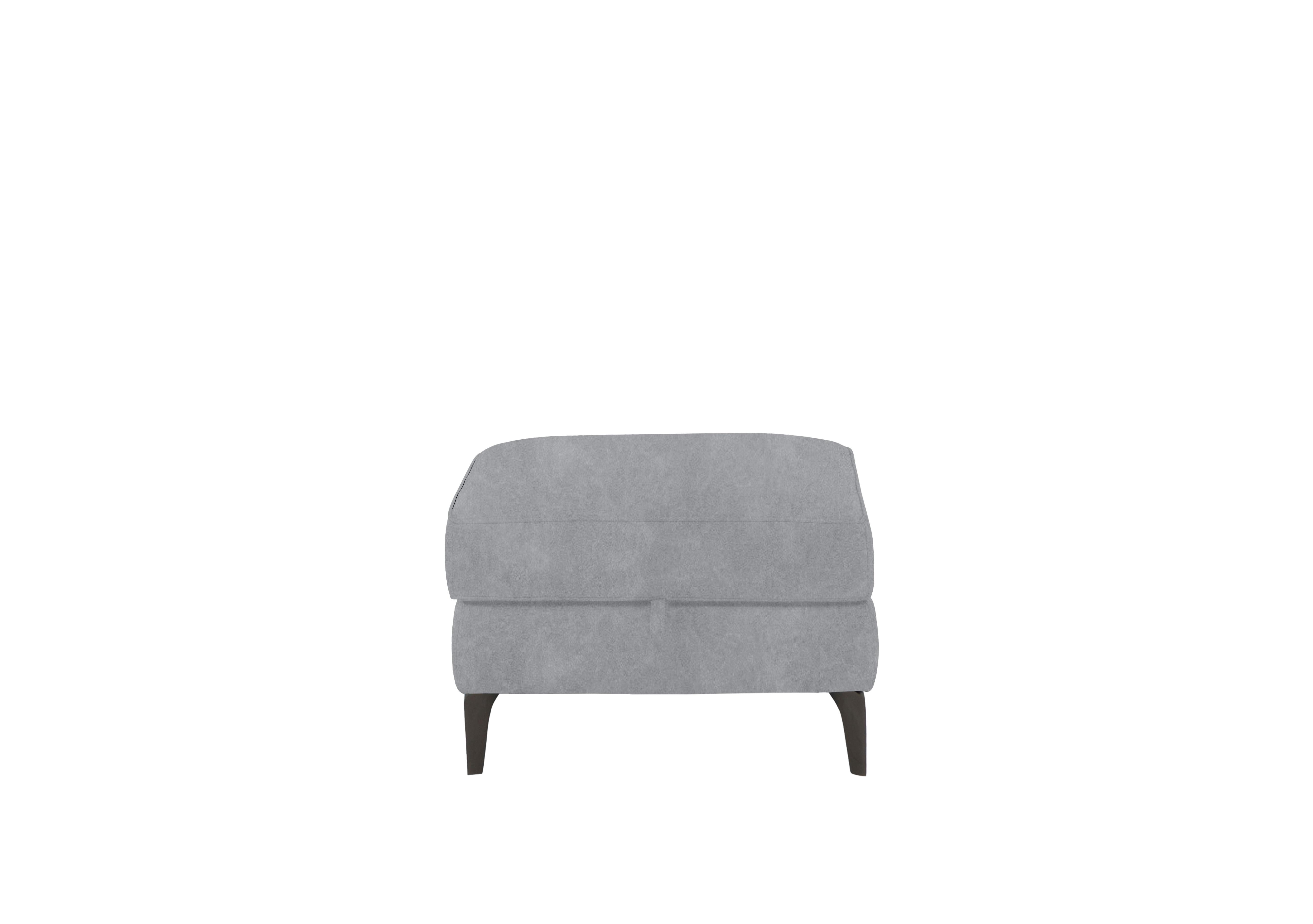 Homestage Fabric Storage Footstool in Bfa-Ori-R07 Bluish Grey on Furniture Village