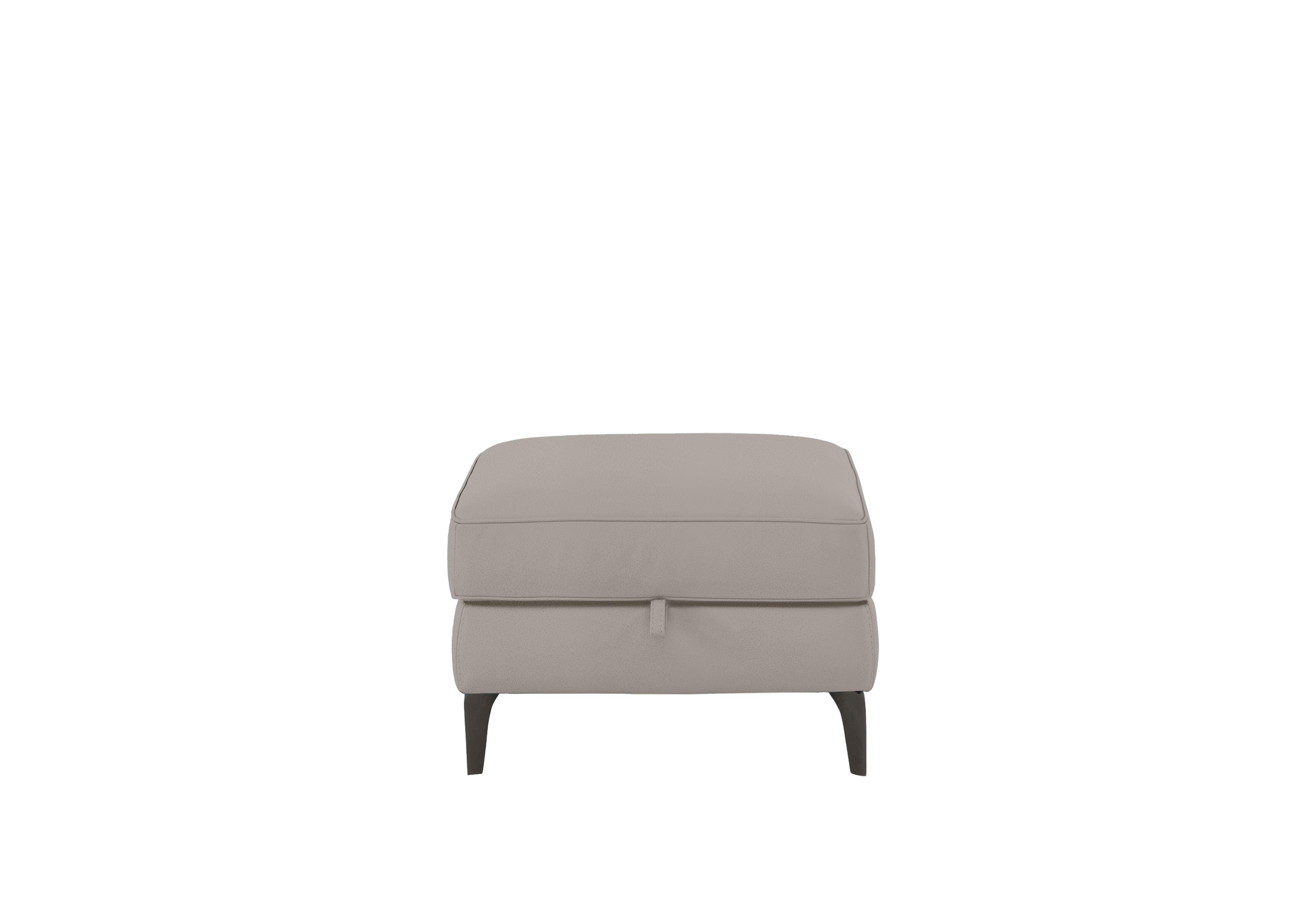 Homestage Fabric Storage Footstool in Fab-Can-R452 Grey Mist on Furniture Village