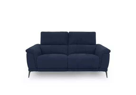 Lecce 2 Seater Fabric Power Recliner Sofa with Power Headrests Furniture Village