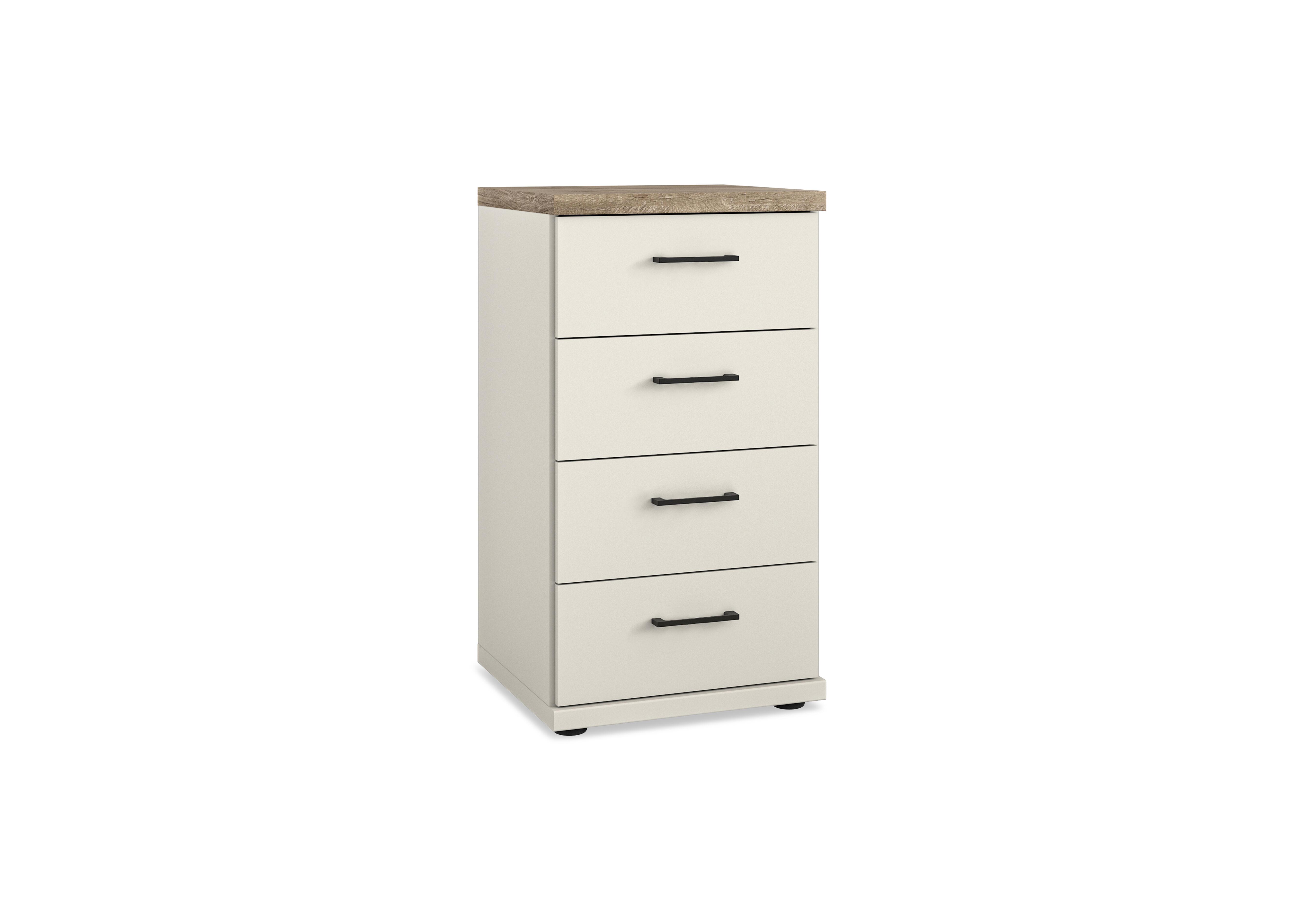 Adeline Narrow 4 Drawer Chest in Champagne on Furniture Village