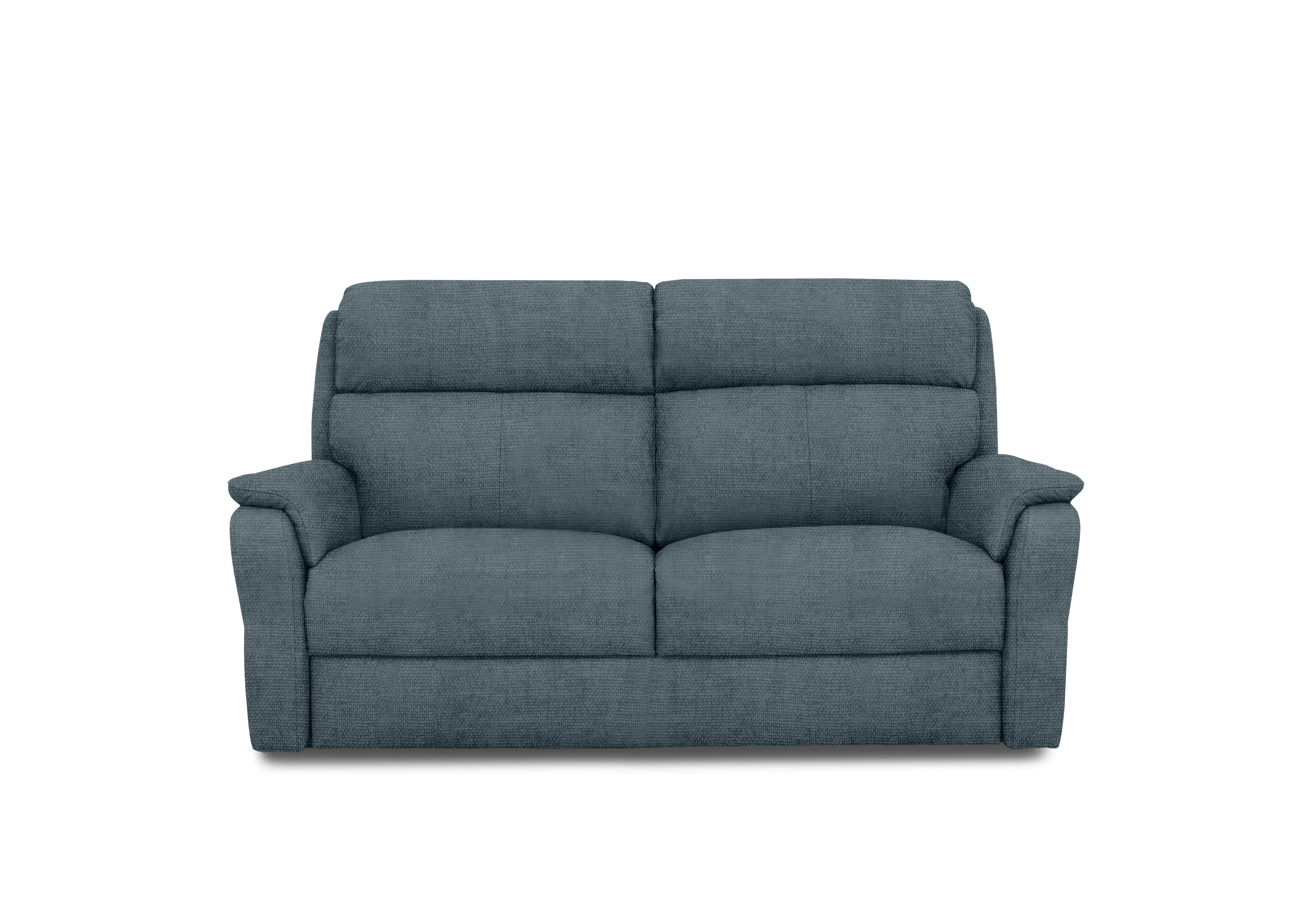 Vito Fabric 2 Seater Sofa in Baobab Blue on Furniture Village