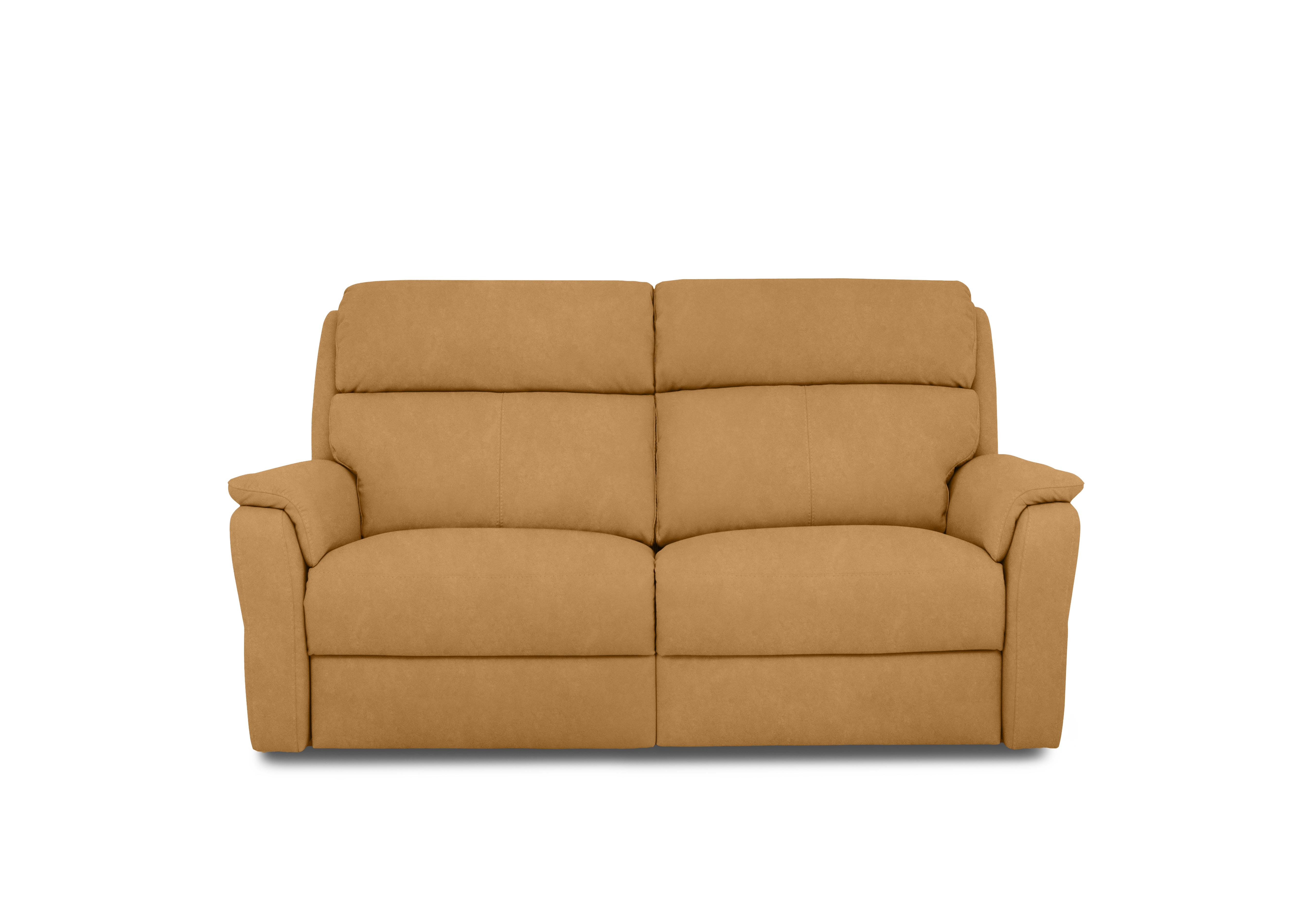 Vito Fabric 2 Seater Sofa in Flambe Ocra on Furniture Village