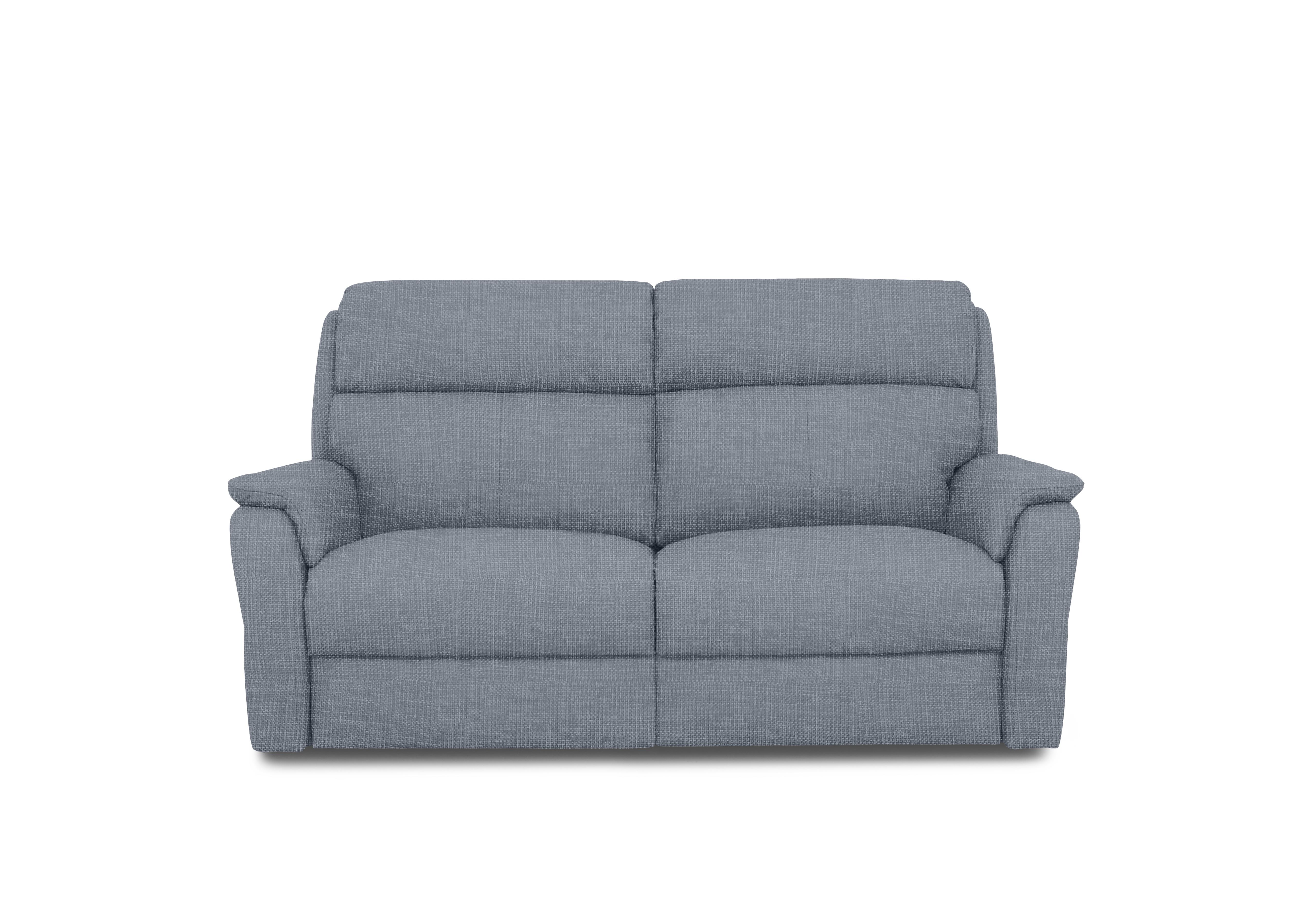 Vito Fabric 2 Seater Sofa in Zoia Baby Blue 9396 on Furniture Village