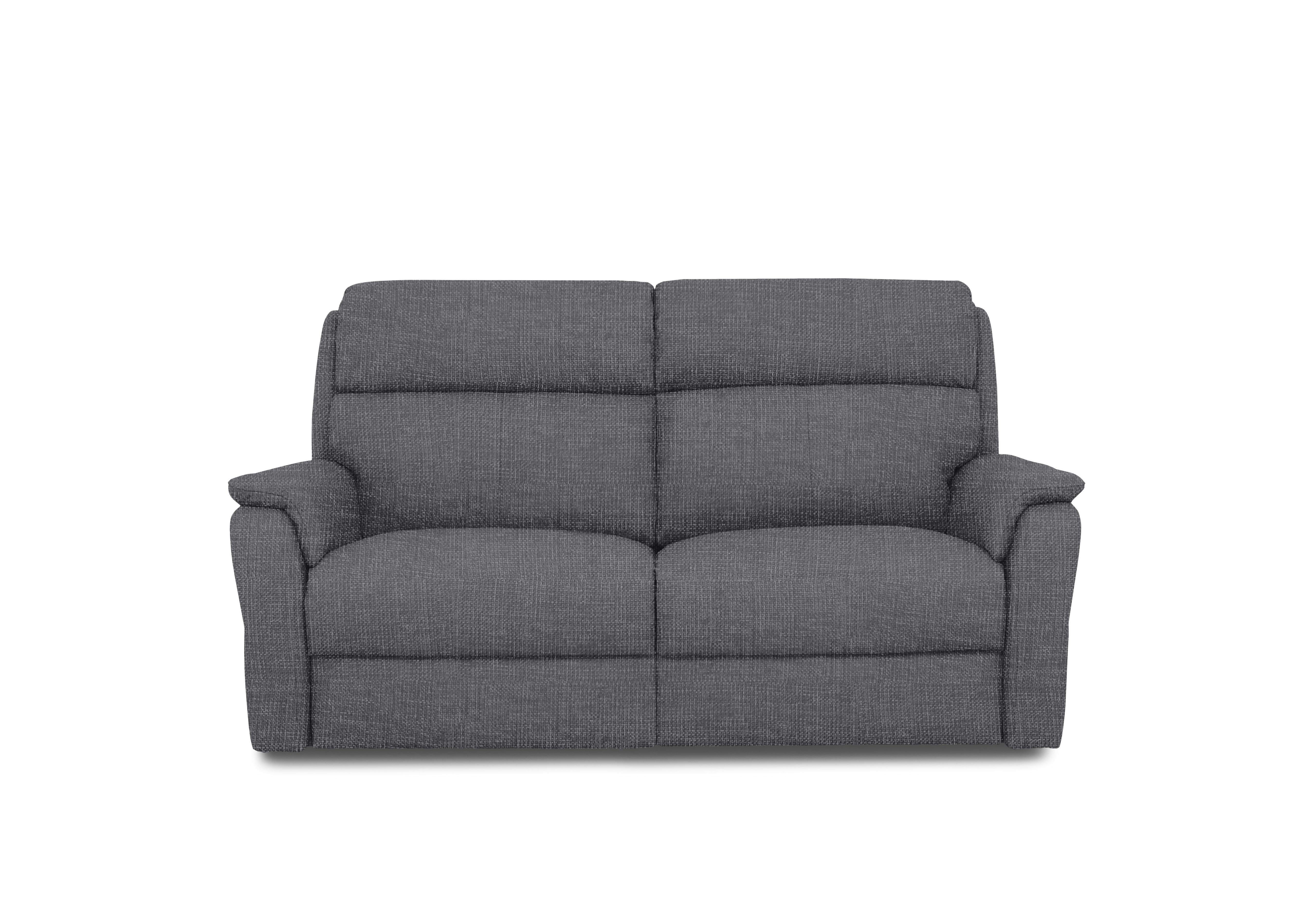 Vito Fabric 2 Seater Sofa in Zoia Dark Grey 9931 on Furniture Village