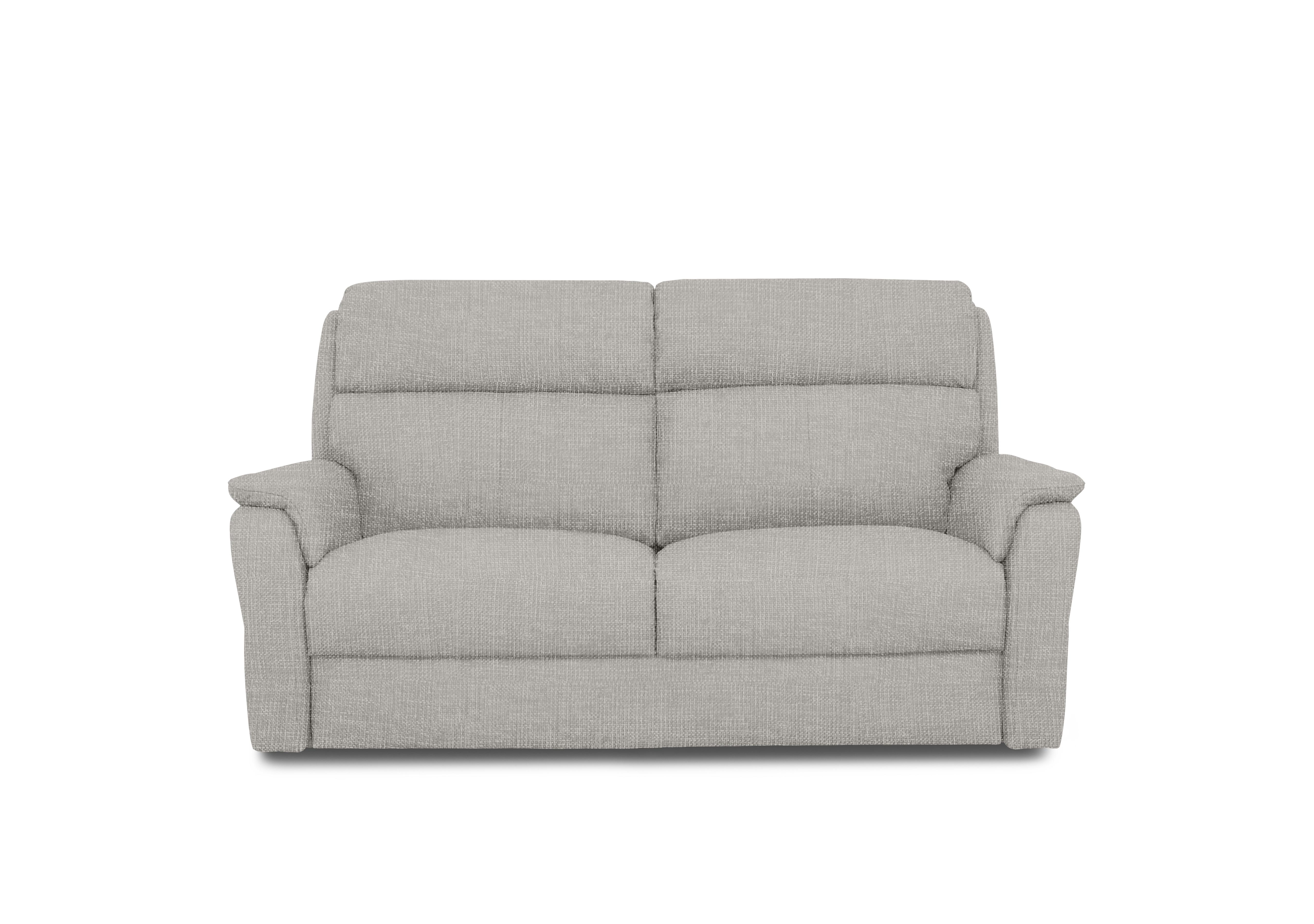 Vito Fabric 2 Seater Sofa in Zoia Light Grey 9443 on Furniture Village