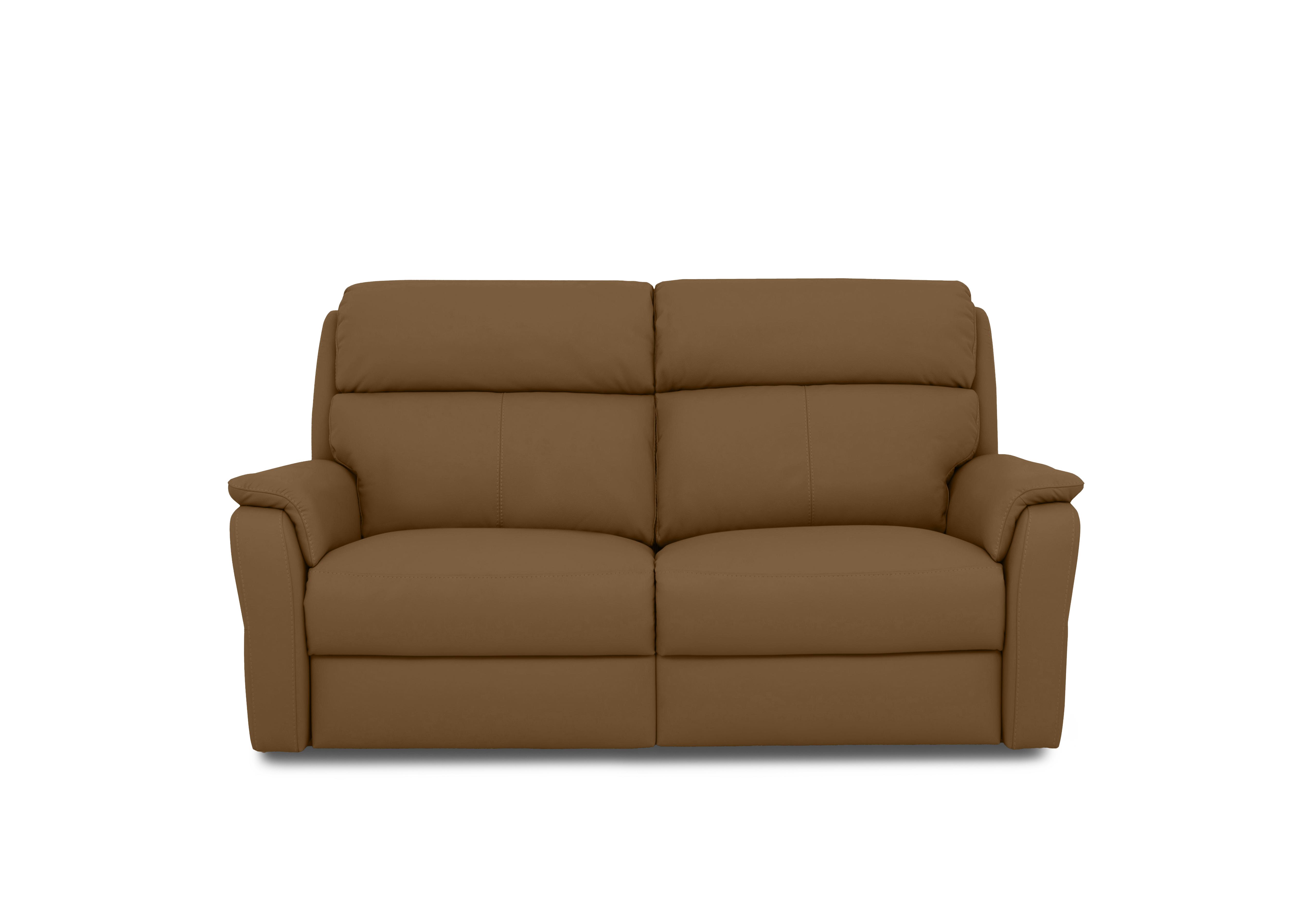 Vito Leather 2 Seater Sofa in Botero Cuoio 2151 on Furniture Village