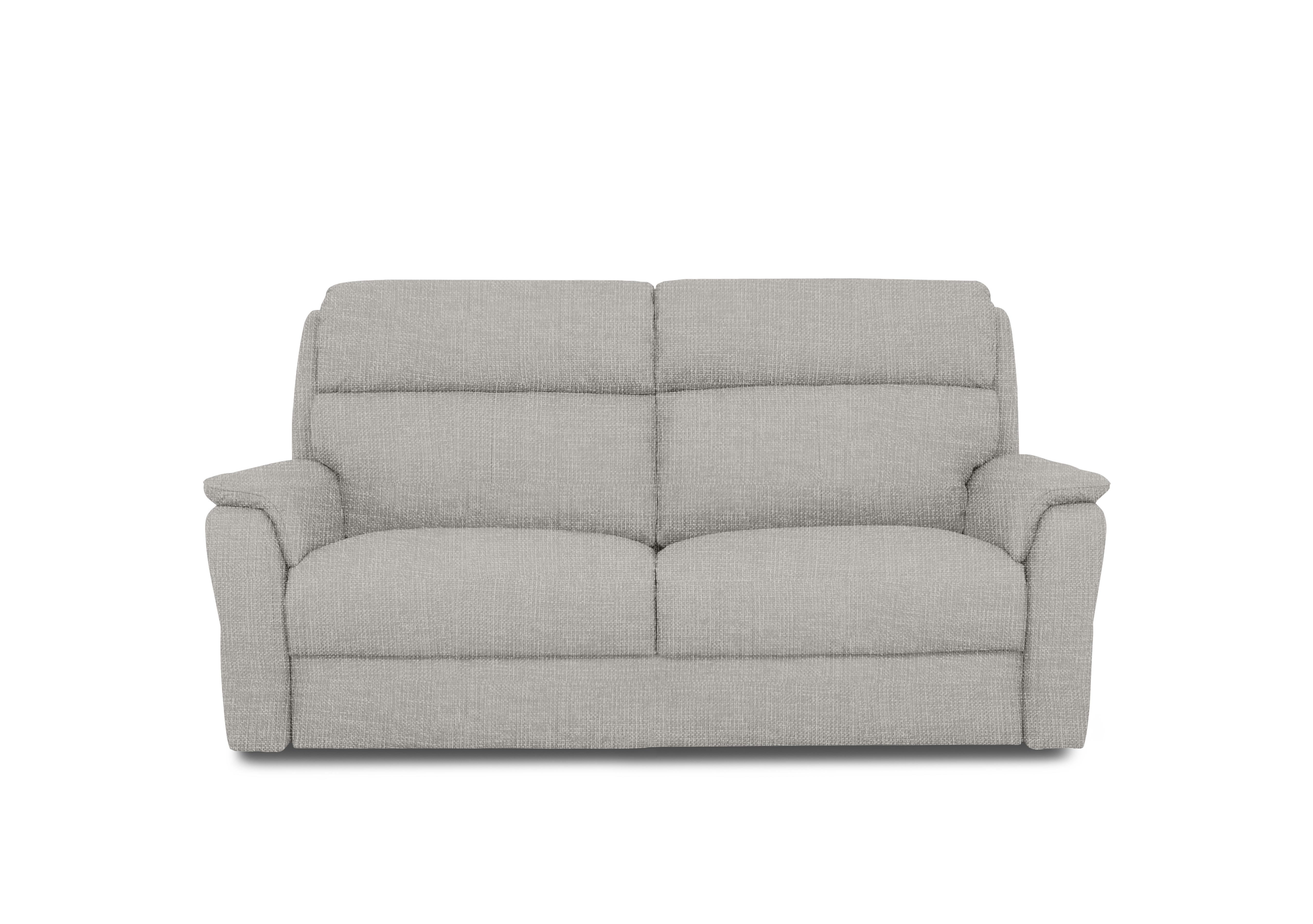 Vito Fabric 3 Seater Sofa in Zoia Light Grey 9443 on Furniture Village