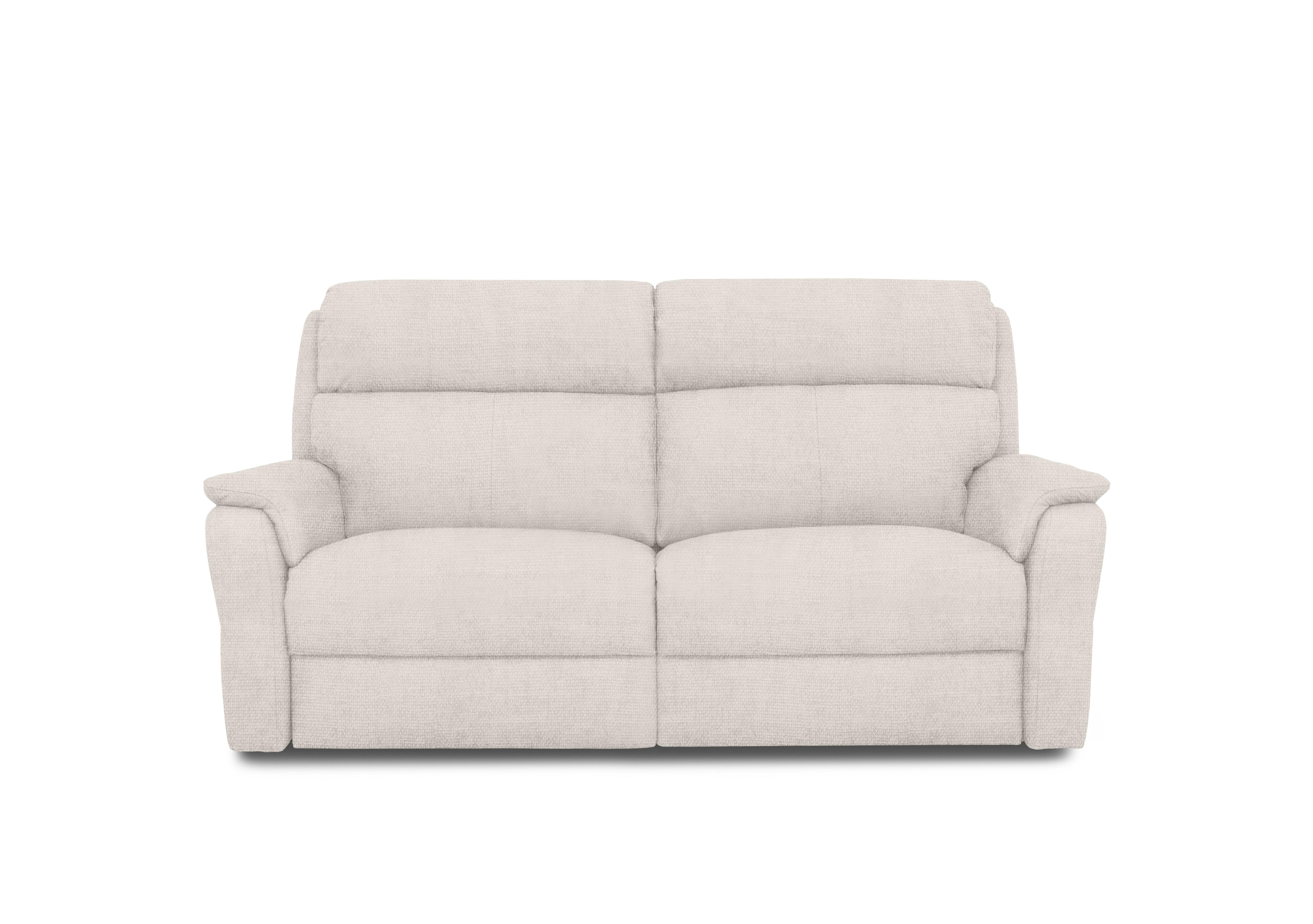 Vito Fabric 3 Seater Power Recliner Sofa with Power Headrests and Power Lumbar in Baobab Beige on Furniture Village