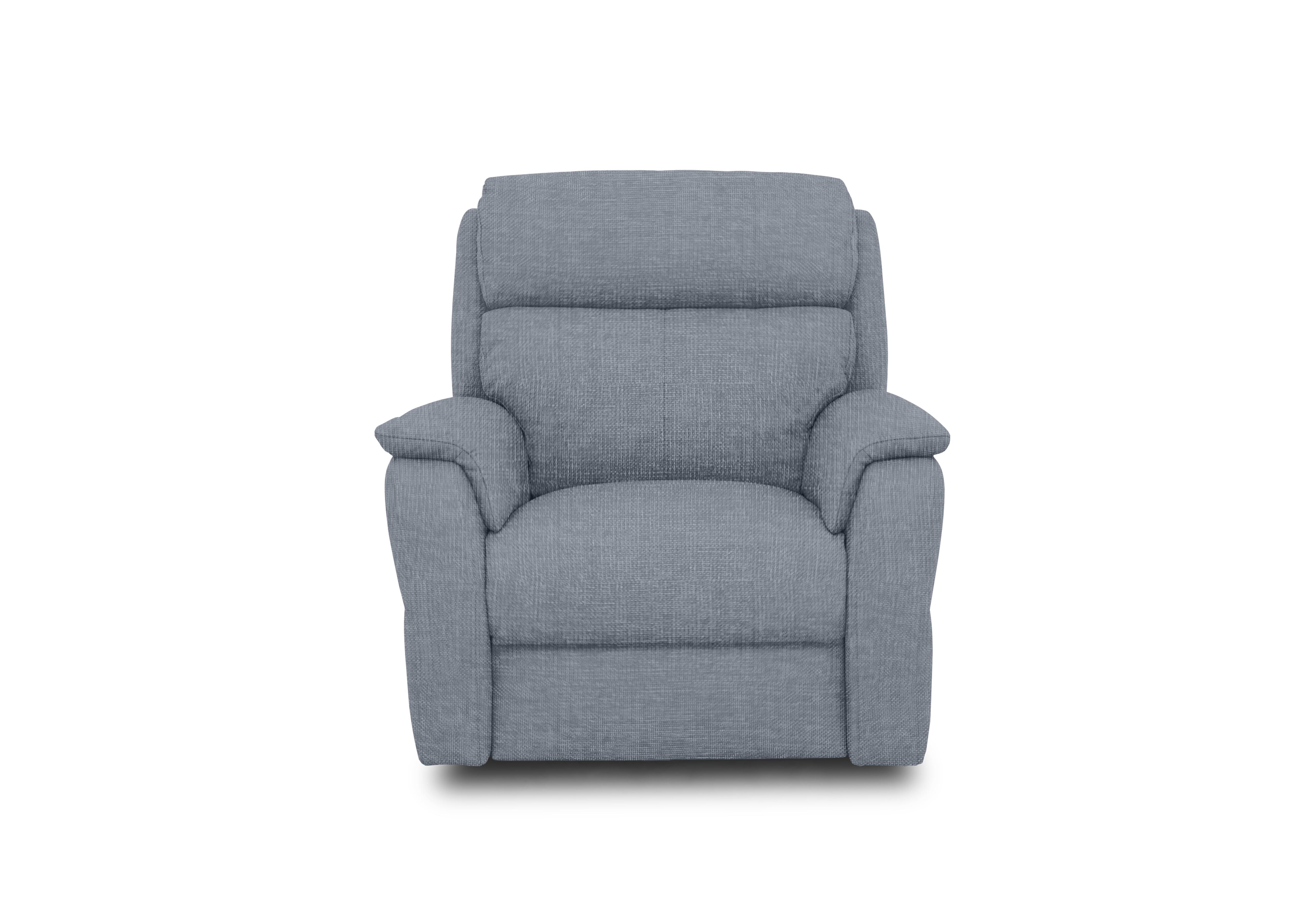 Vito Fabric Chair in Zoia Baby Blue 9396 on Furniture Village