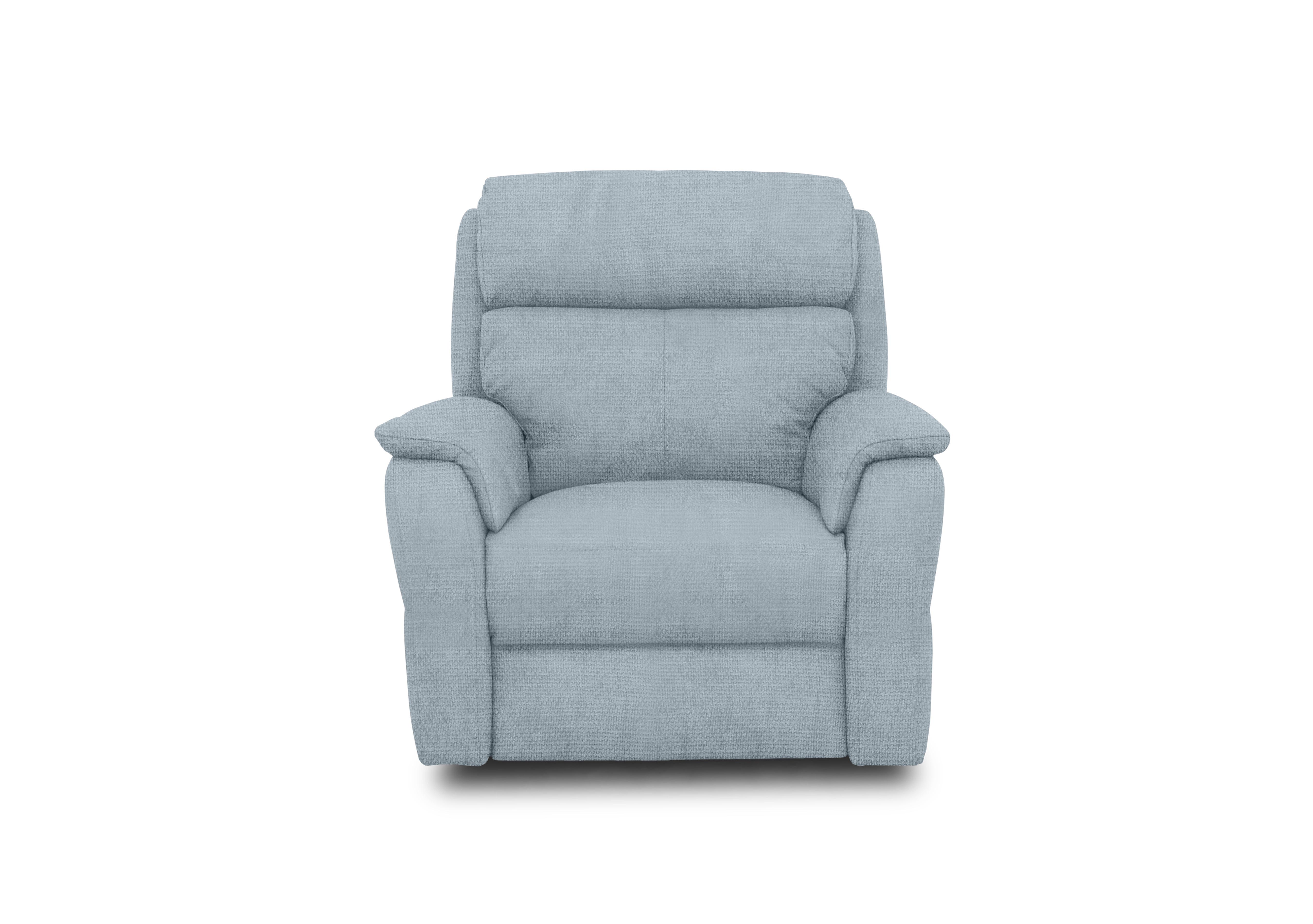 Vito Fabric Power Recliner Chair with Power Headrest and Power Lumbar in Baobab Menta on Furniture Village