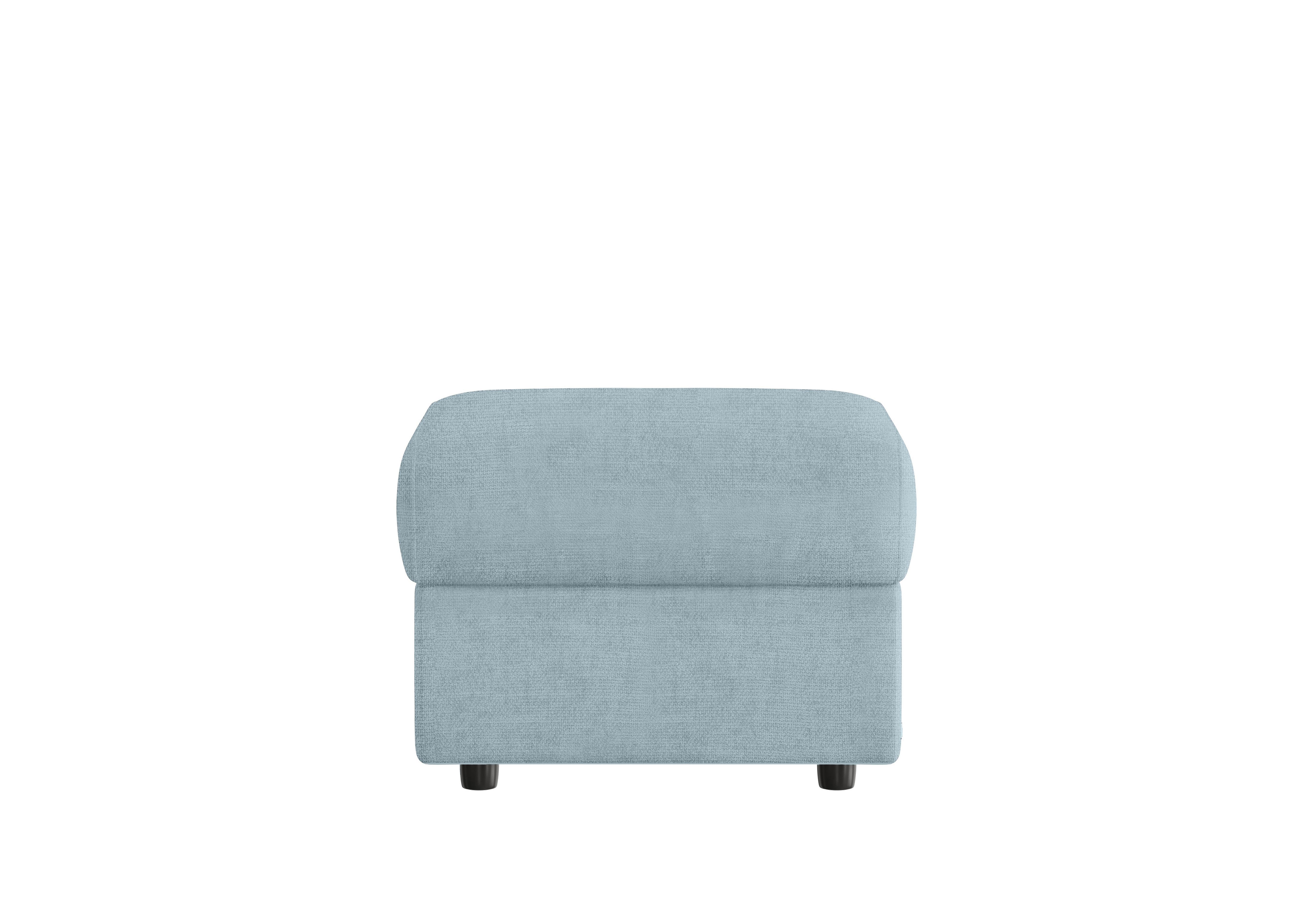 Vito Fabric Storage Footstool in Baobab Menta on Furniture Village