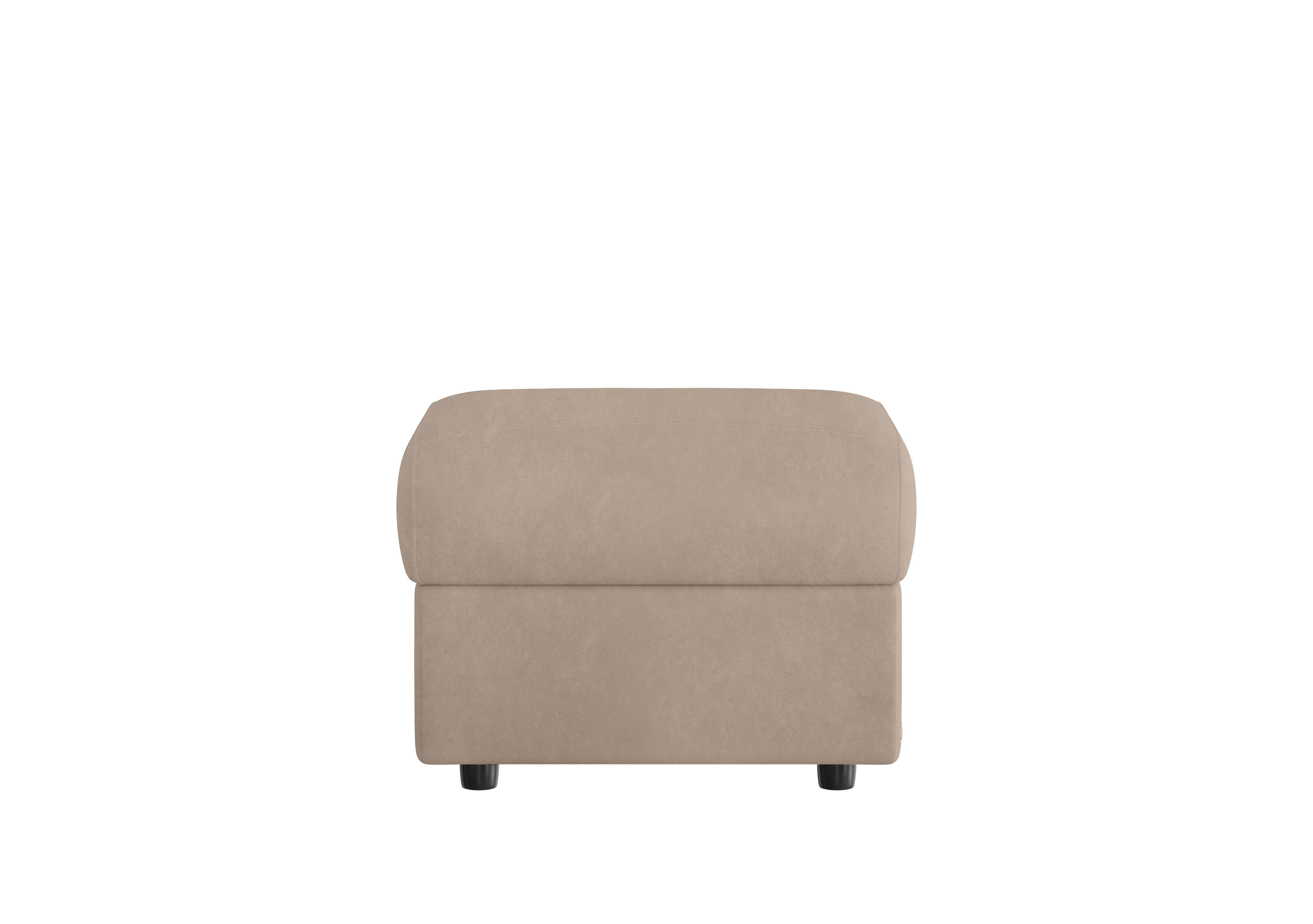 Vito Fabric Storage Footstool in Flambe Visone on Furniture Village