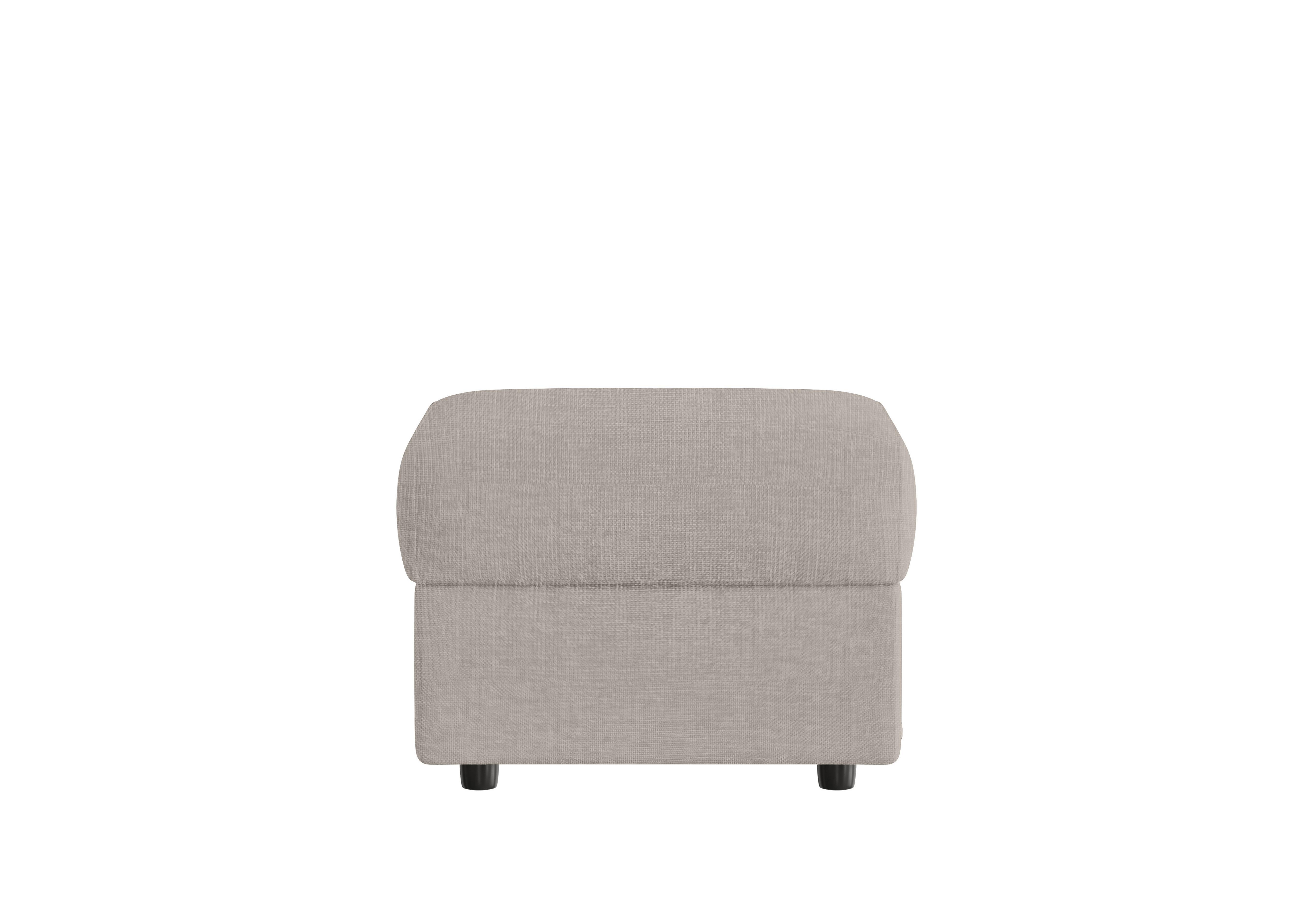 Vito Fabric Storage Footstool in Zoia Glacier 9505 on Furniture Village