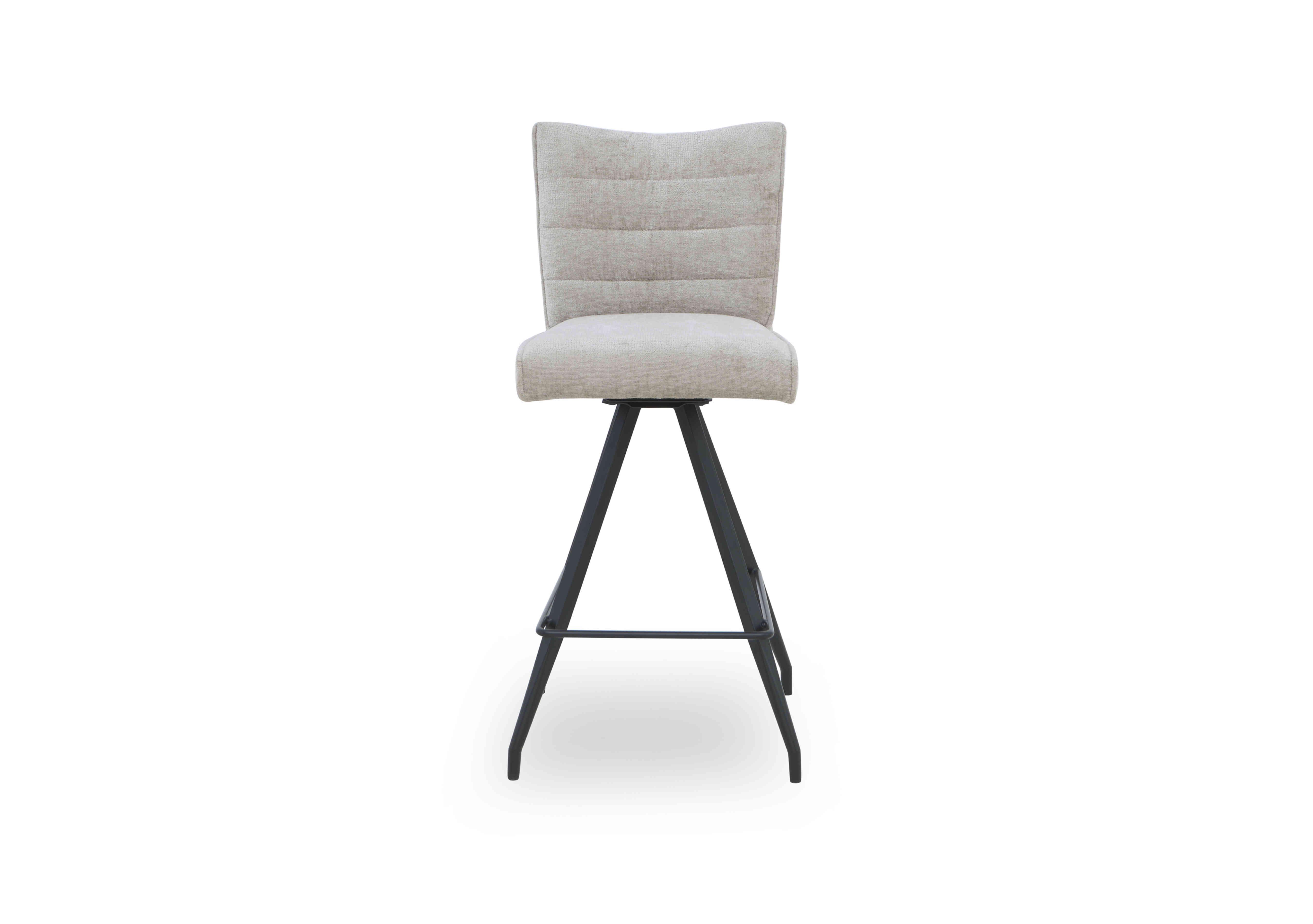 Saturn Swivel Bar Stool in Natural on Furniture Village