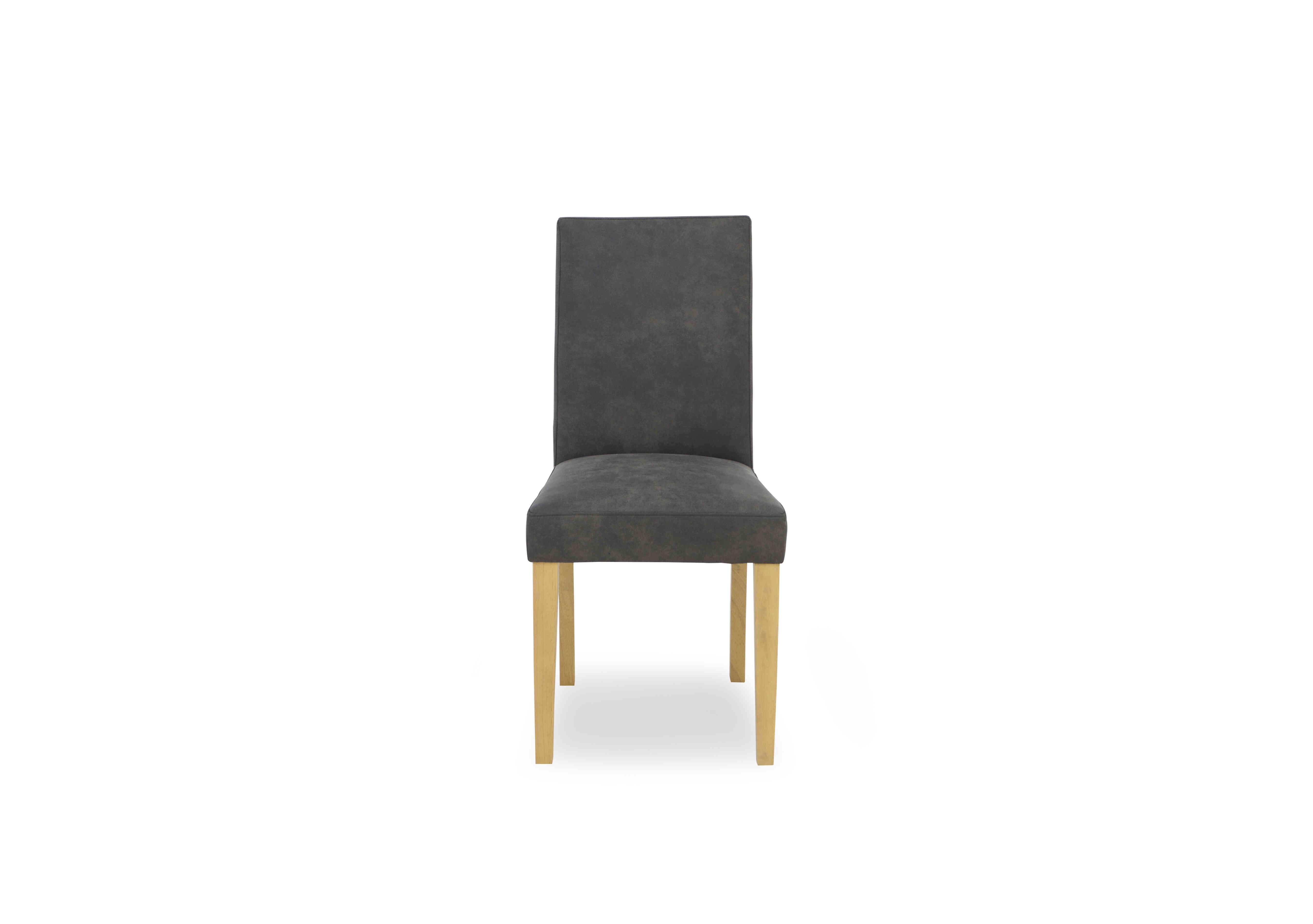 Augusta Cowboy Upholstered Dining Chair in Grey on Furniture Village