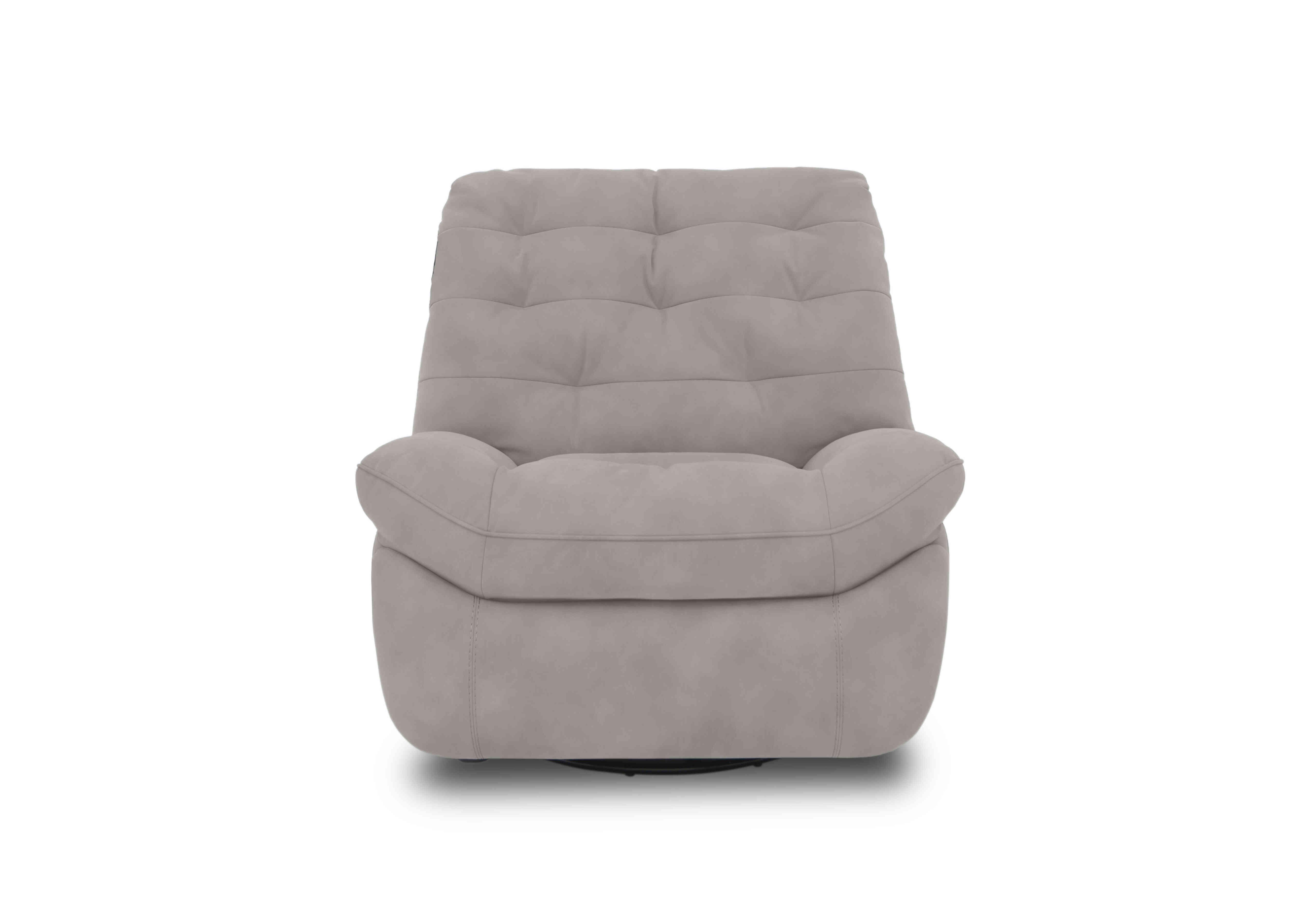 Ozzy Fabric Swivel Power Recliner Chair in Bfa-Bey-R18 Biege on Furniture Village