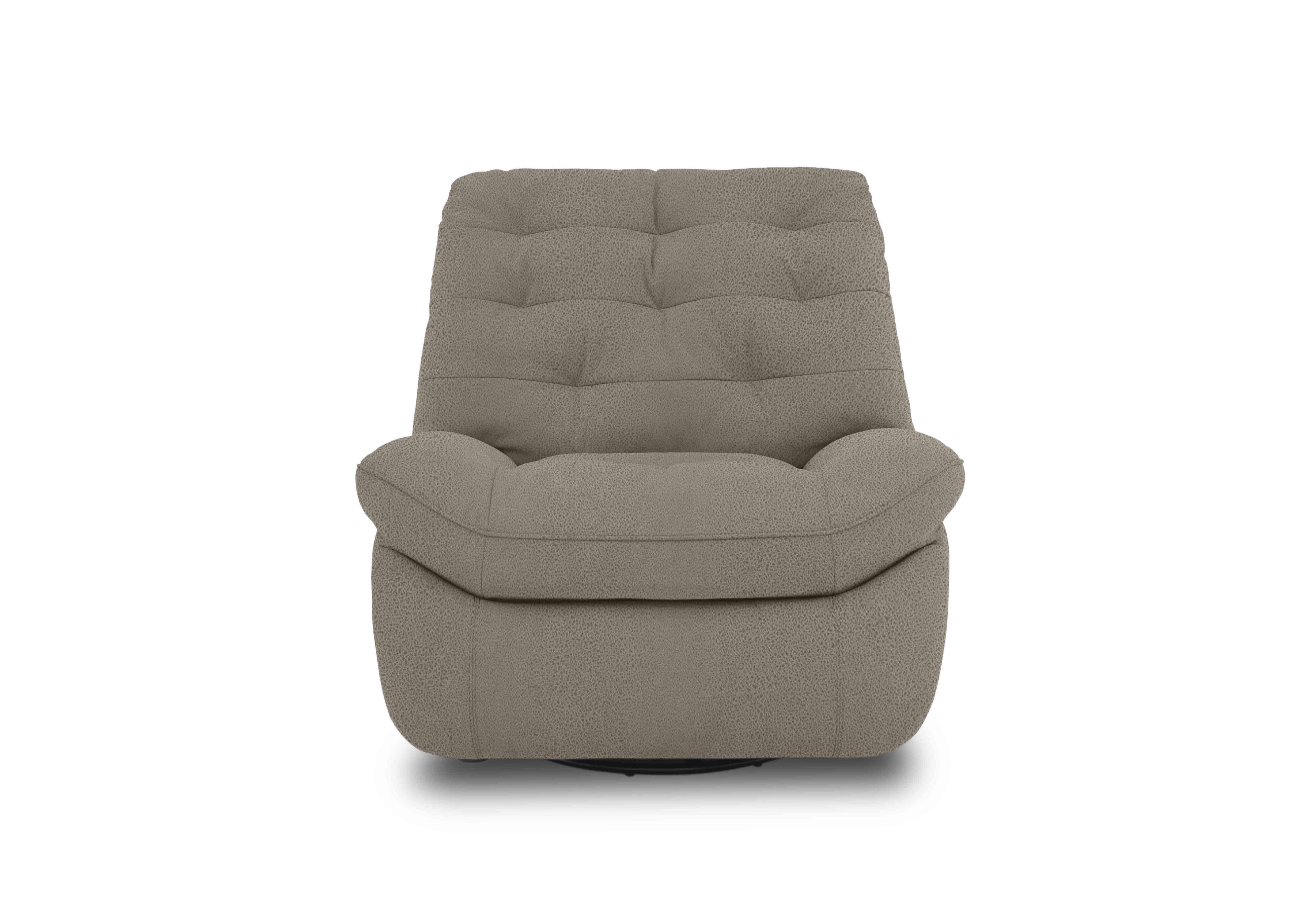 Ozzy Fabric Swivel Power Recliner Chair in Bfa-Blj-R946 Silver on Furniture Village