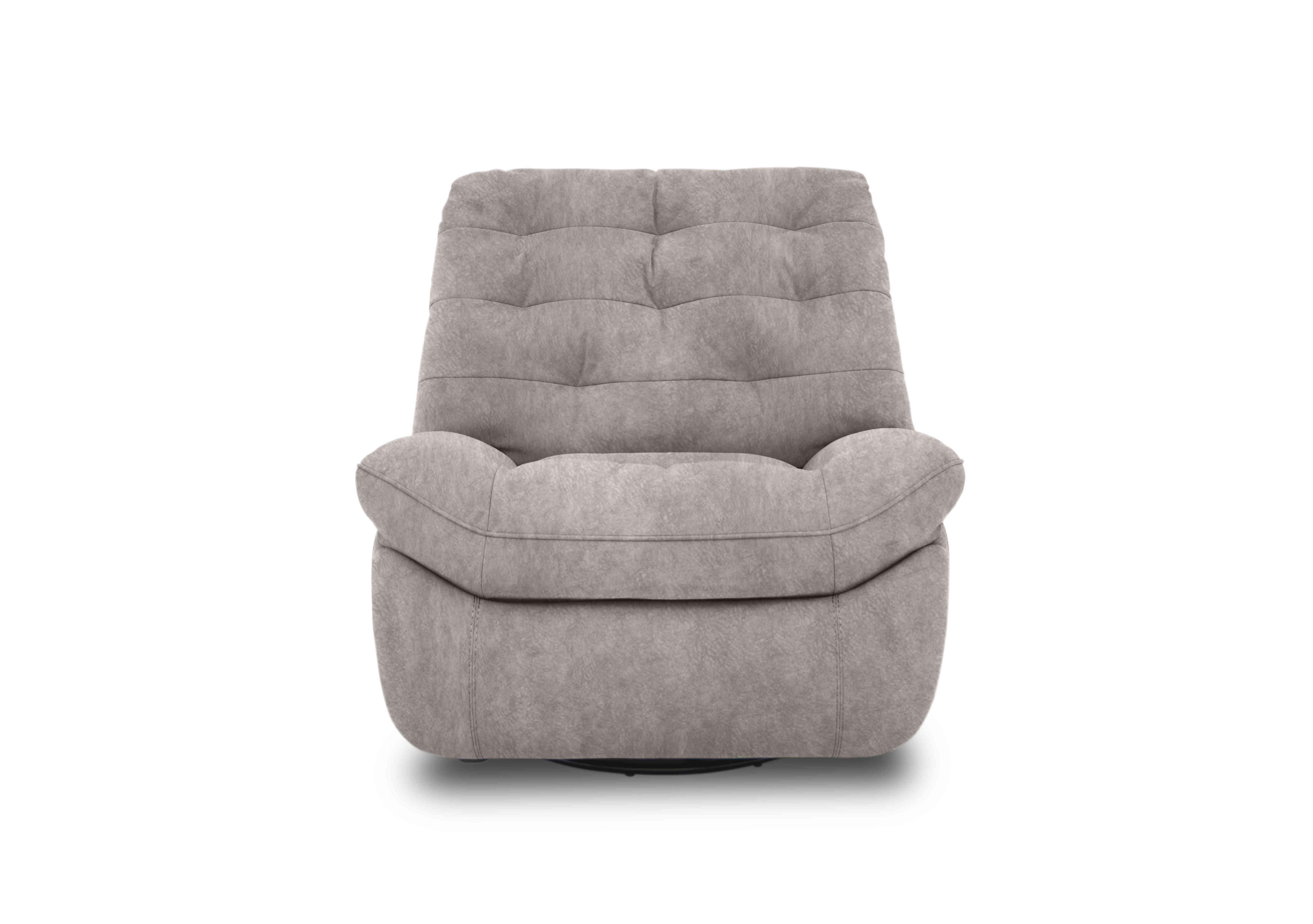 Ozzy Fabric Swivel Power Recliner Chair in Bfa-Bnn-R28 Grey on Furniture Village