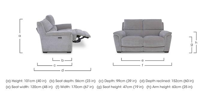 Compact Collection Medio 2 Seater Fabric Sofa in  on Furniture Village