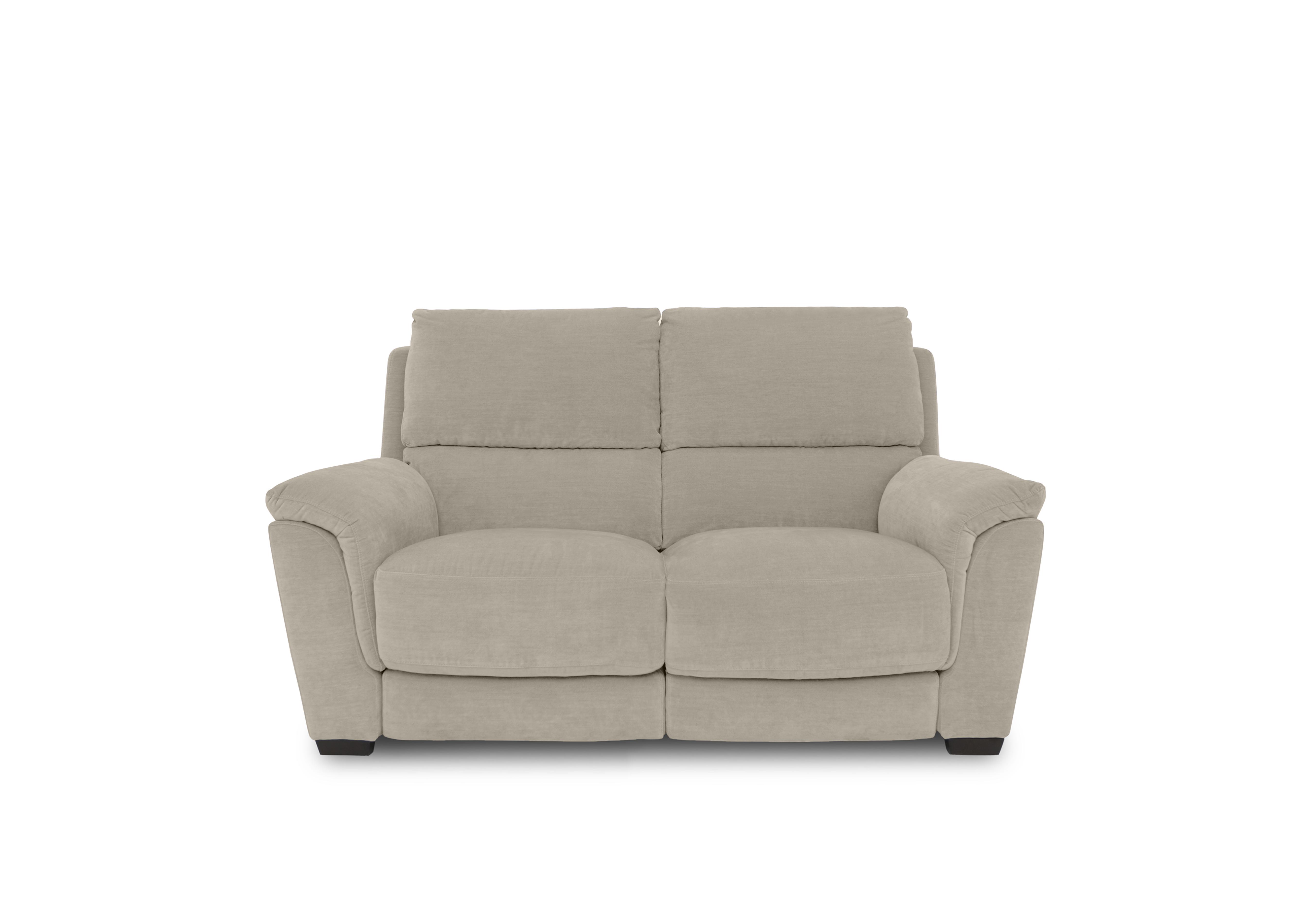 Compact Collection Medio 2 Seater Fabric Sofa in Fab-Meg-R32 Light Khaki on Furniture Village