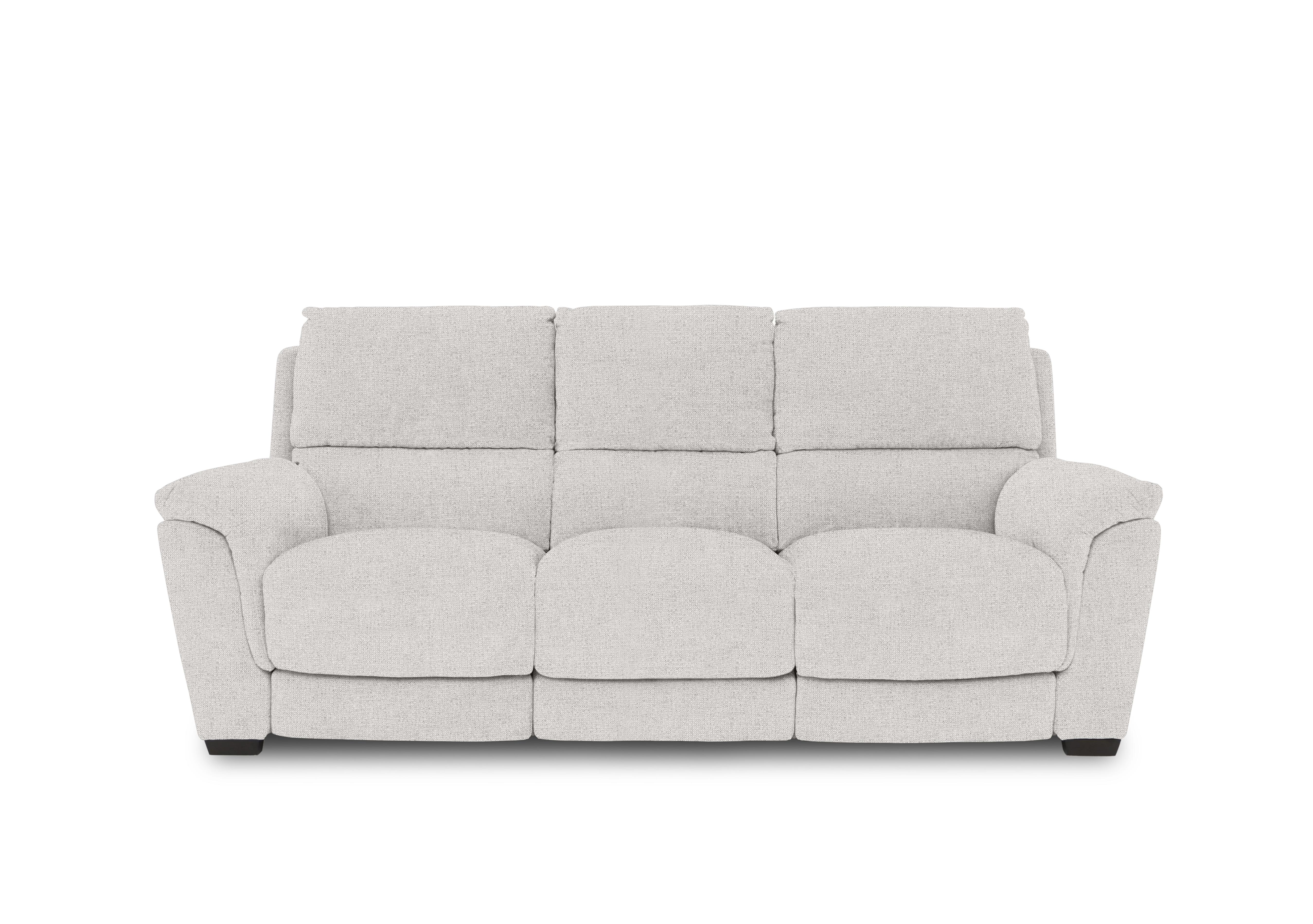 Compact Collection Medio 3 Seater Fabric Sofa in Fab-Mil-R110 Sand on Furniture Village