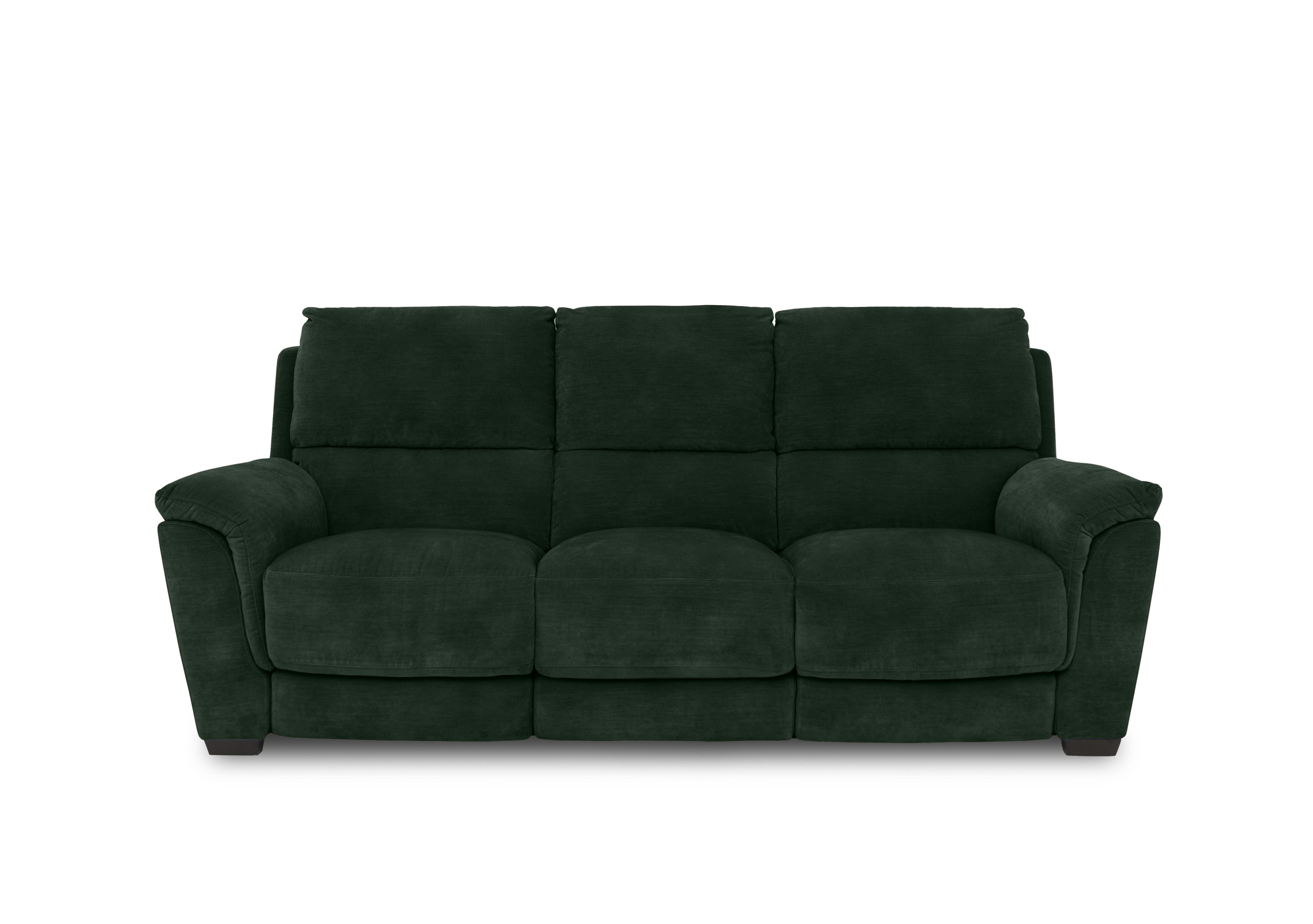Compact Collection Medio 3 Seater Fabric Sofa in Sfa-Pey-R11 Dark Green on Furniture Village
