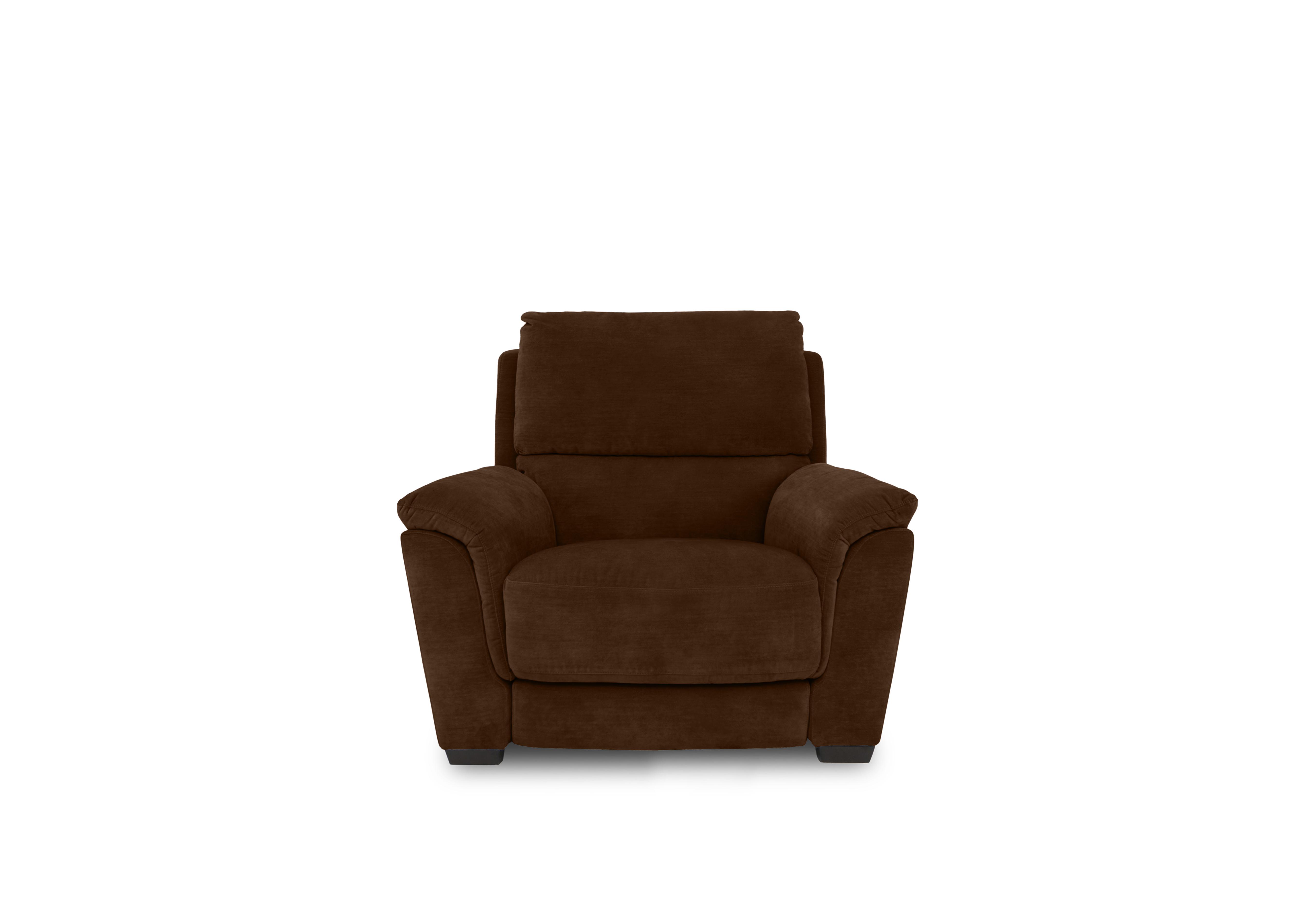 Compact Collection Medio Fabric Chair in Sfa-Pey-R06 Caramel on Furniture Village