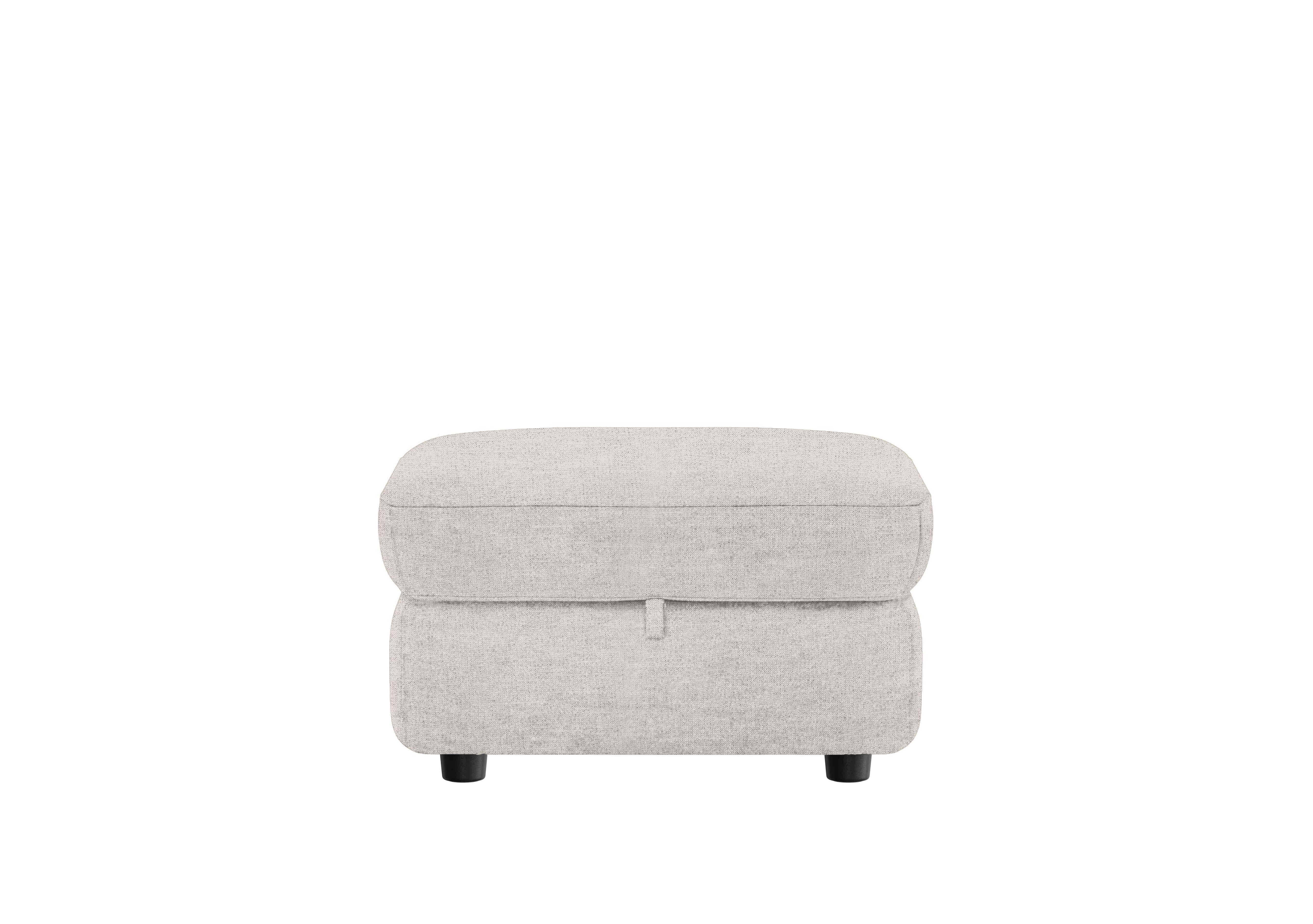 Compact Collection Medio Fabric Storage Footstool in Fab-Mil-R120 Mink on Furniture Village