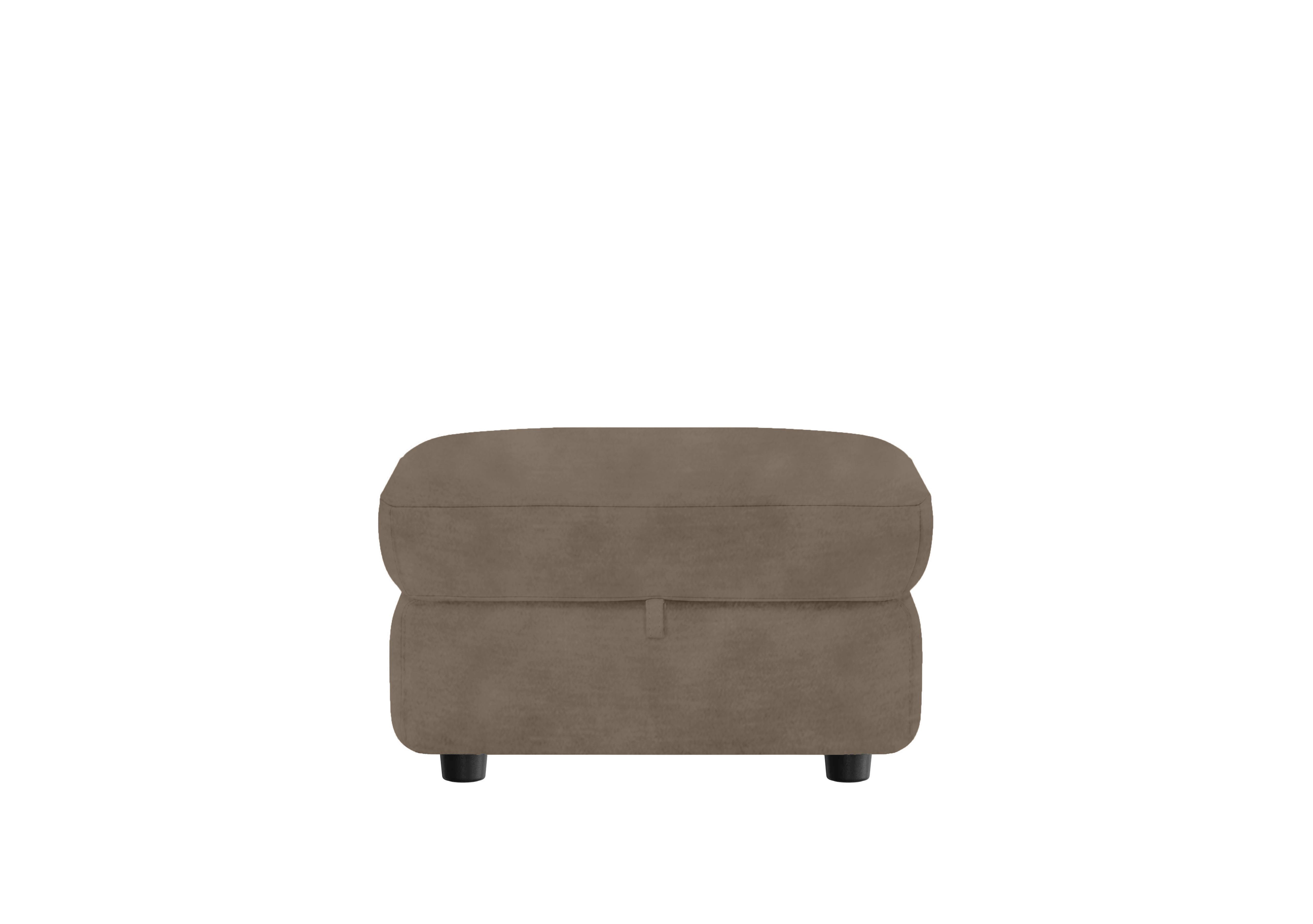 Compact Collection Medio Fabric Storage Footstool in Sfa-Pey-R03 Khaki on Furniture Village