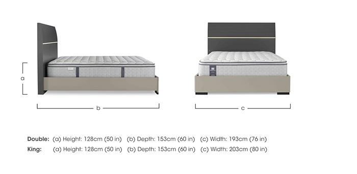 Alessio Bed Frame in  on Furniture Village