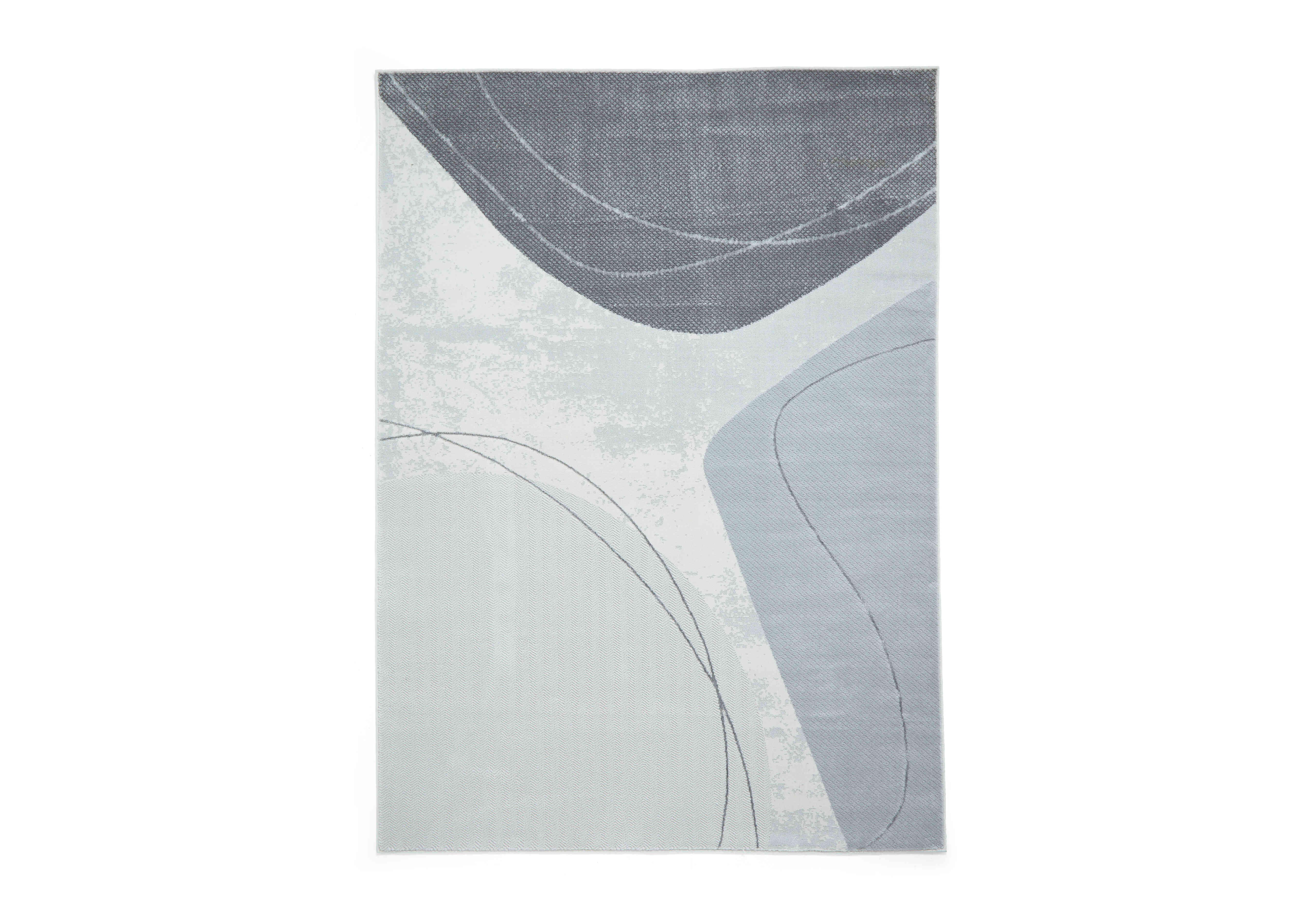 Juno Rug in Grey/Silver on Furniture Village
