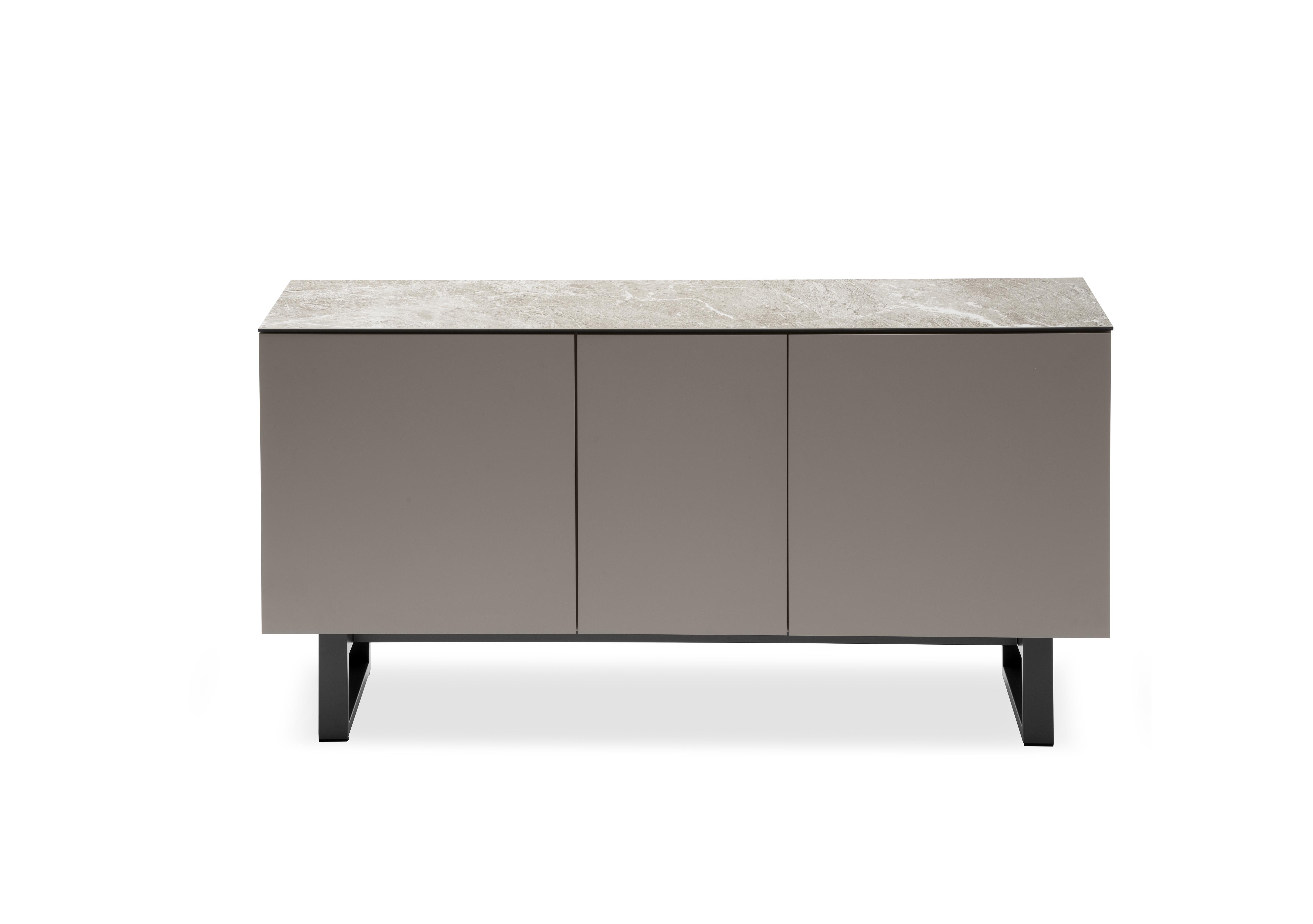 Dalia 3 Door Sideboard in Blk-Pepper-Arn on Furniture Village