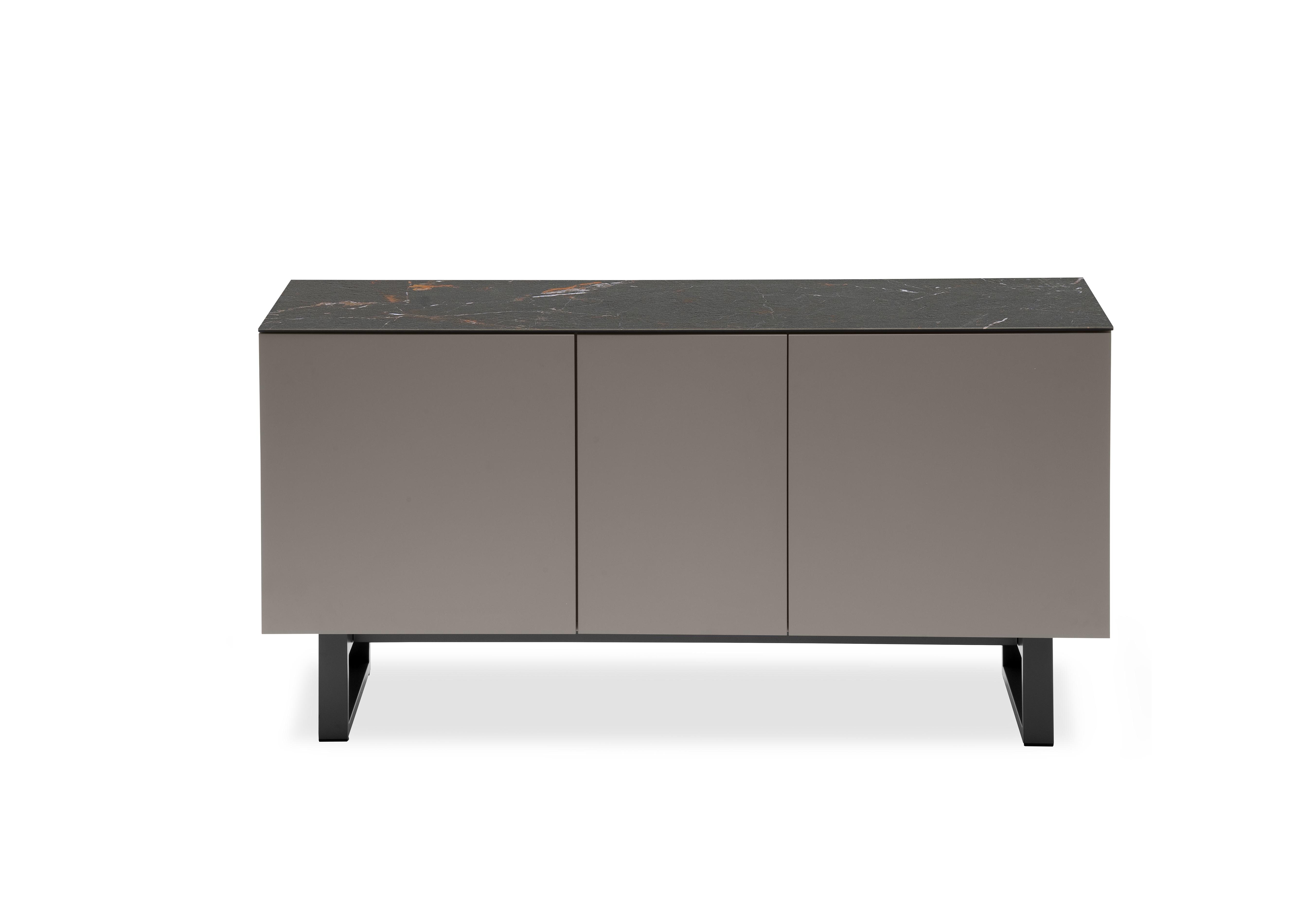 Dalia 3 Door Sideboard in Blk-Pepper-Cal on Furniture Village