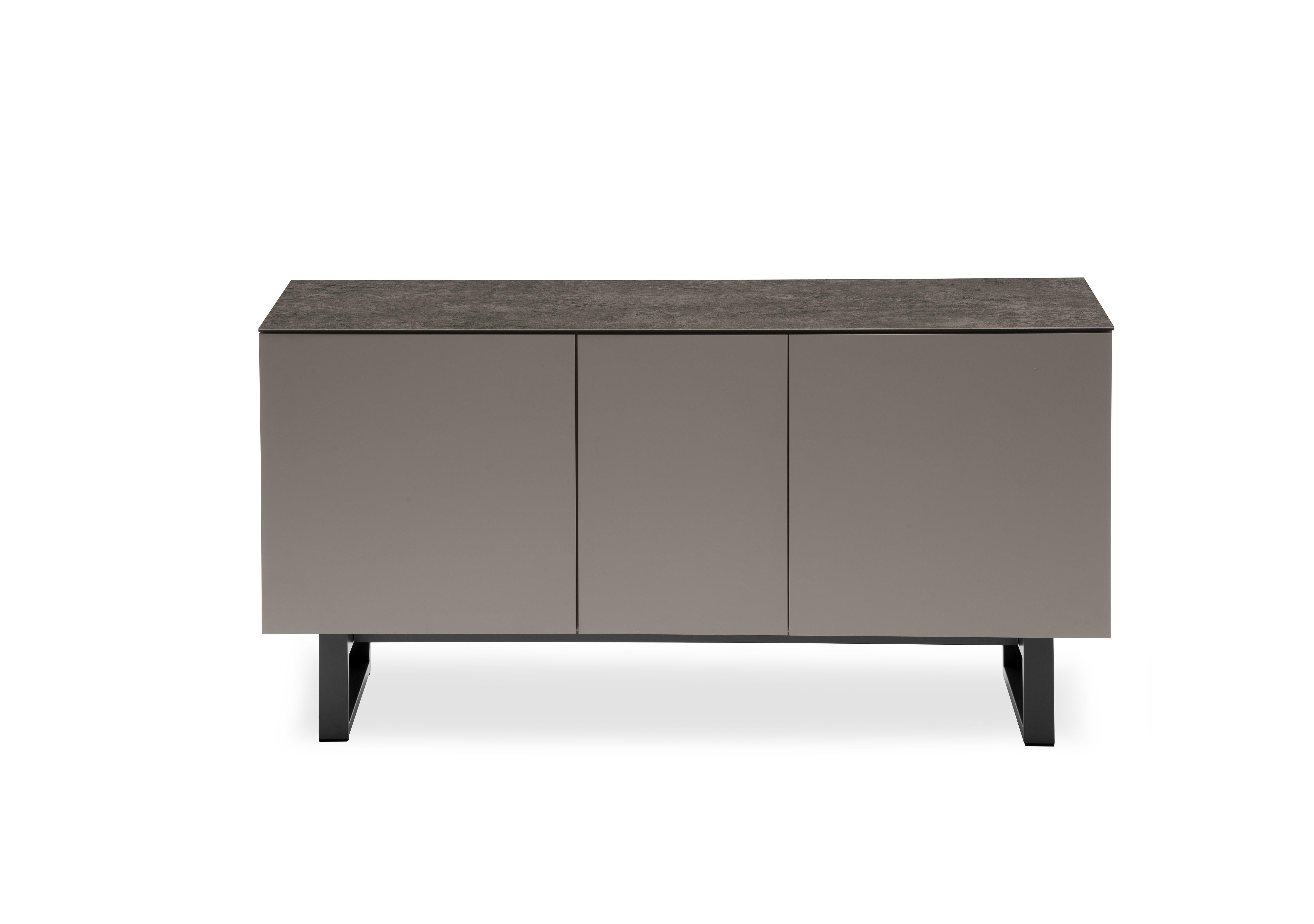 Dalia 3 Door Sideboard in Blk-Pepper-Tdp on Furniture Village