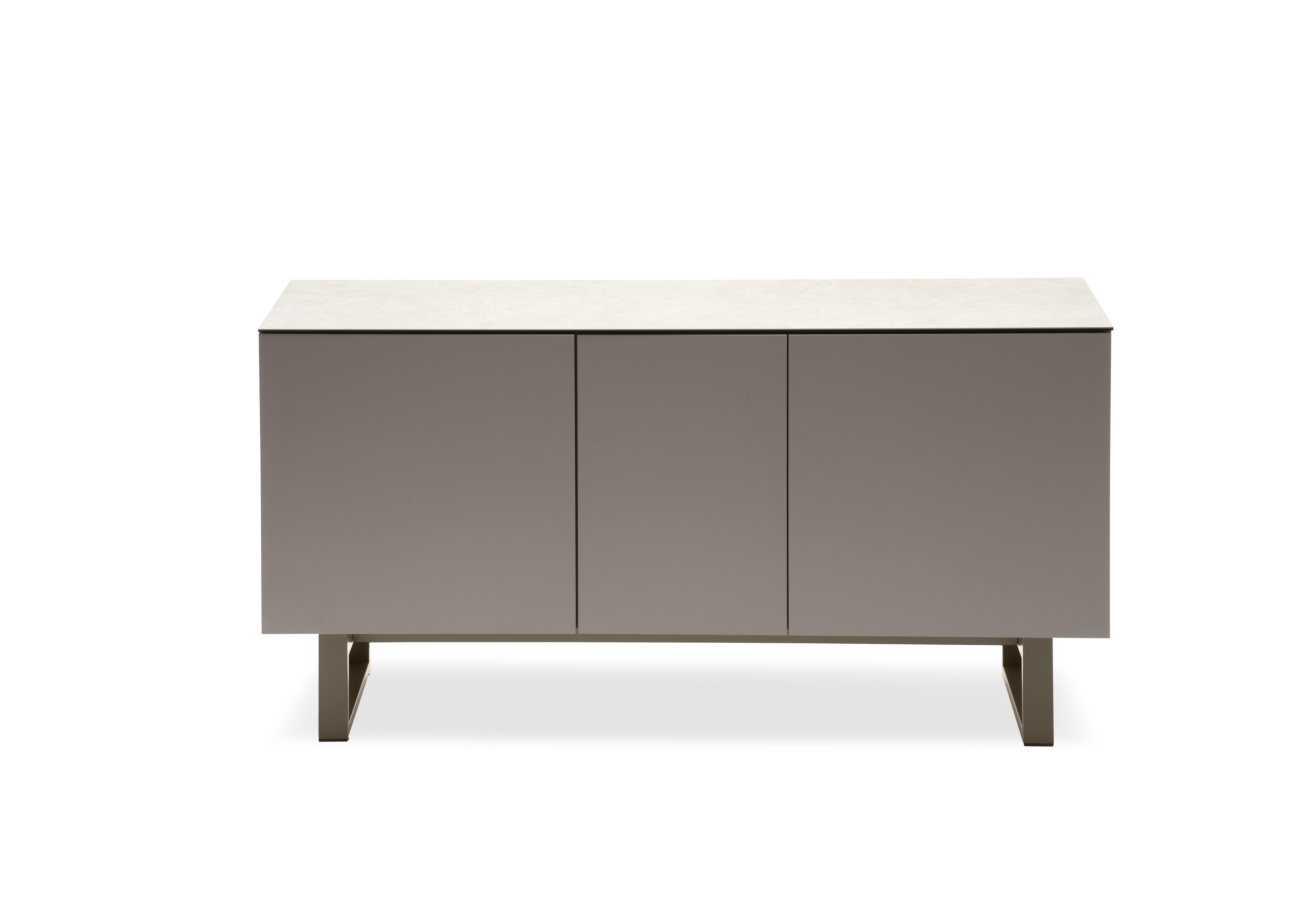 Dalia 3 Door Sideboard in Lva-Pepper-Wht on Furniture Village