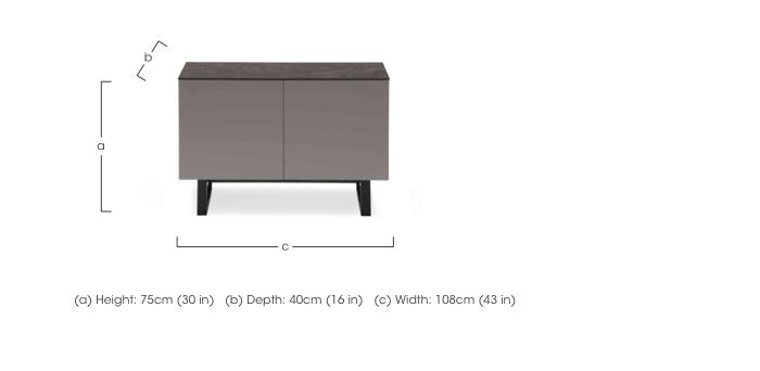 Dalia 2 Door Sideboard in  on Furniture Village
