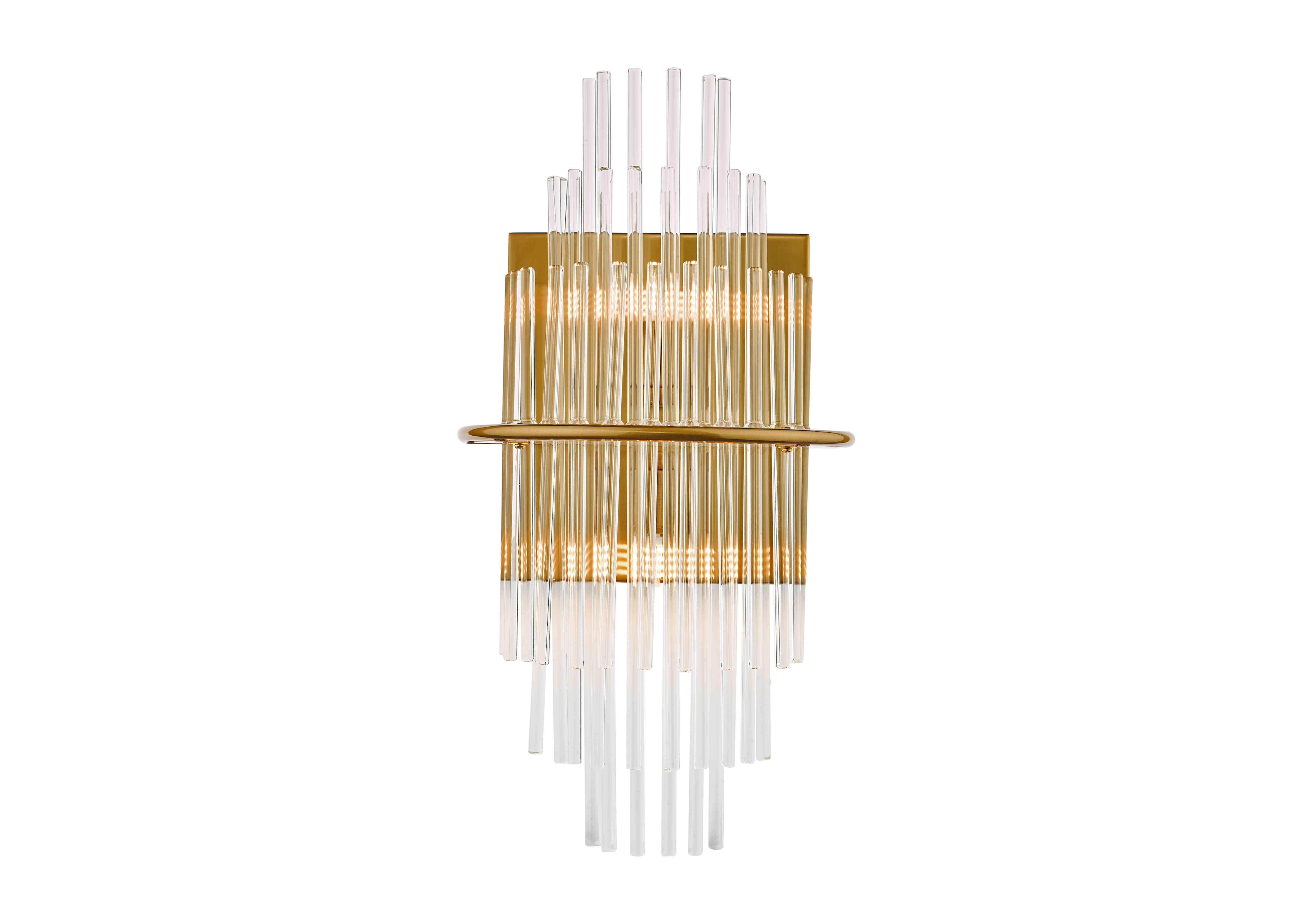 Lukas Wall Light in Gold on Furniture Village