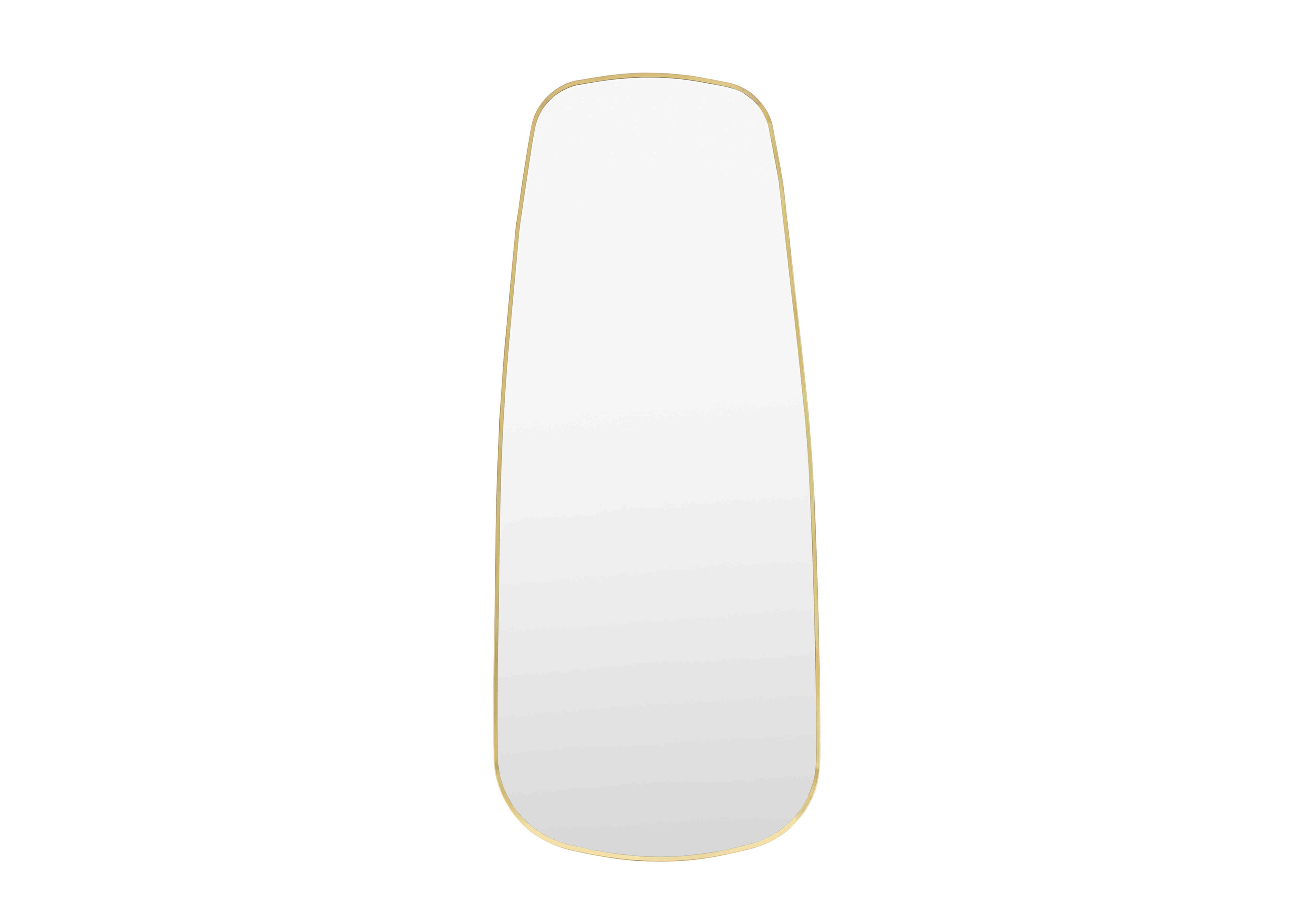 Heston Leaner Mirror in Gold on Furniture Village